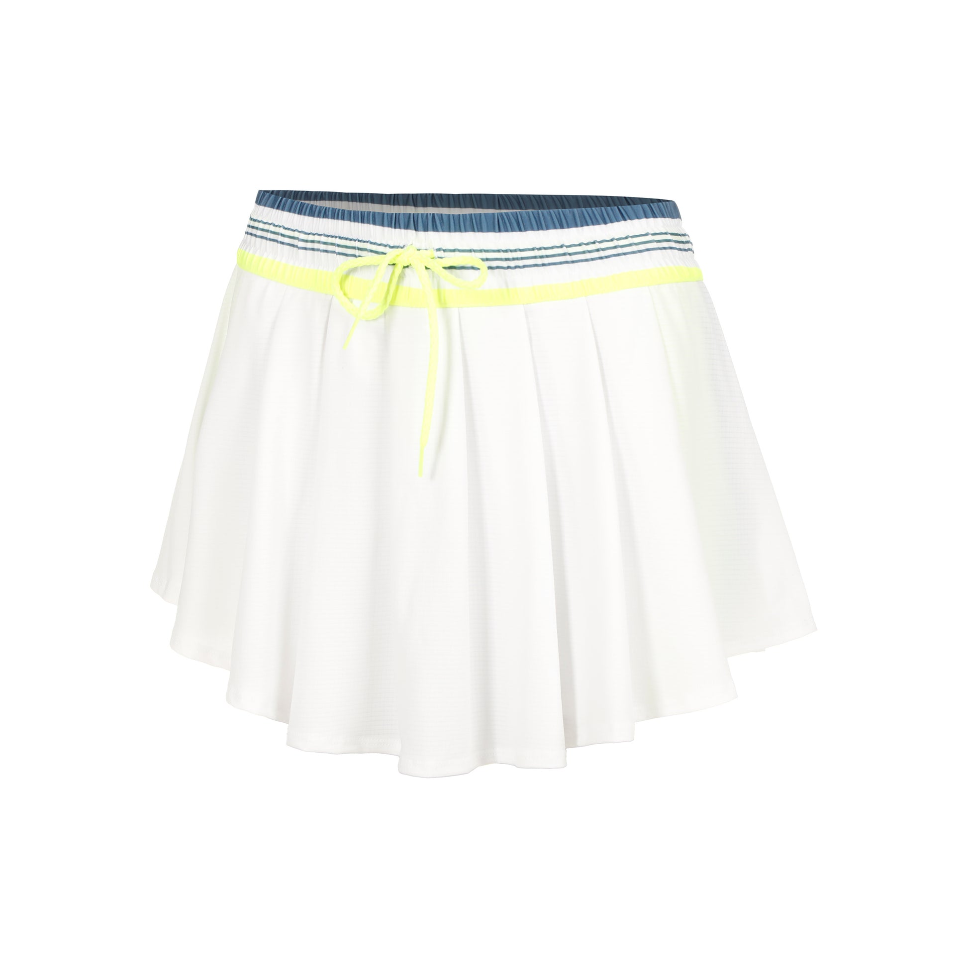 Lucky in Love High Waist Legacy Stripe Skirt Women - white,