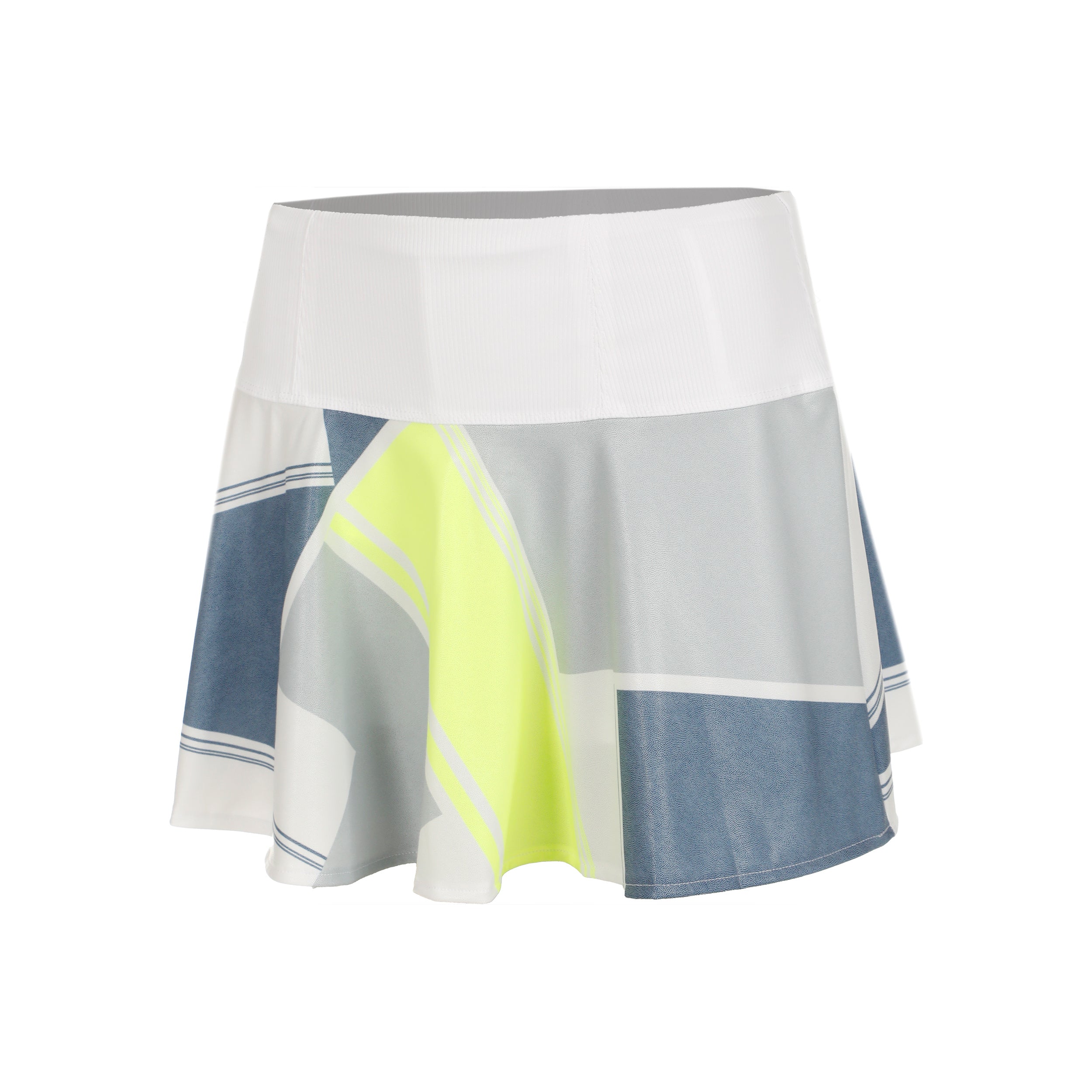 Lucky in Love Long Steel Going Skirt Women-White,Multicoloured