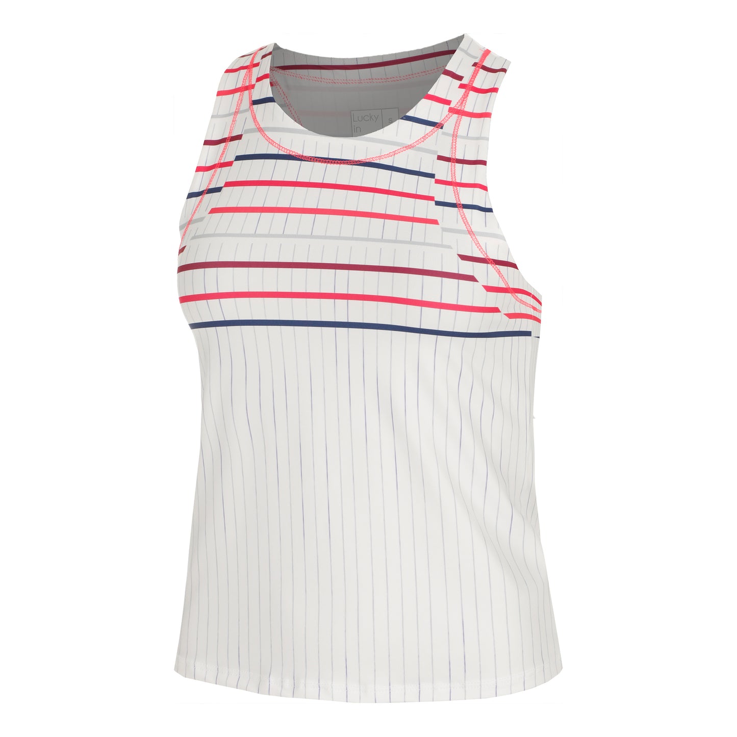 Lucky in Love Berry Buzz Tank Top Women-White,Multicoloured