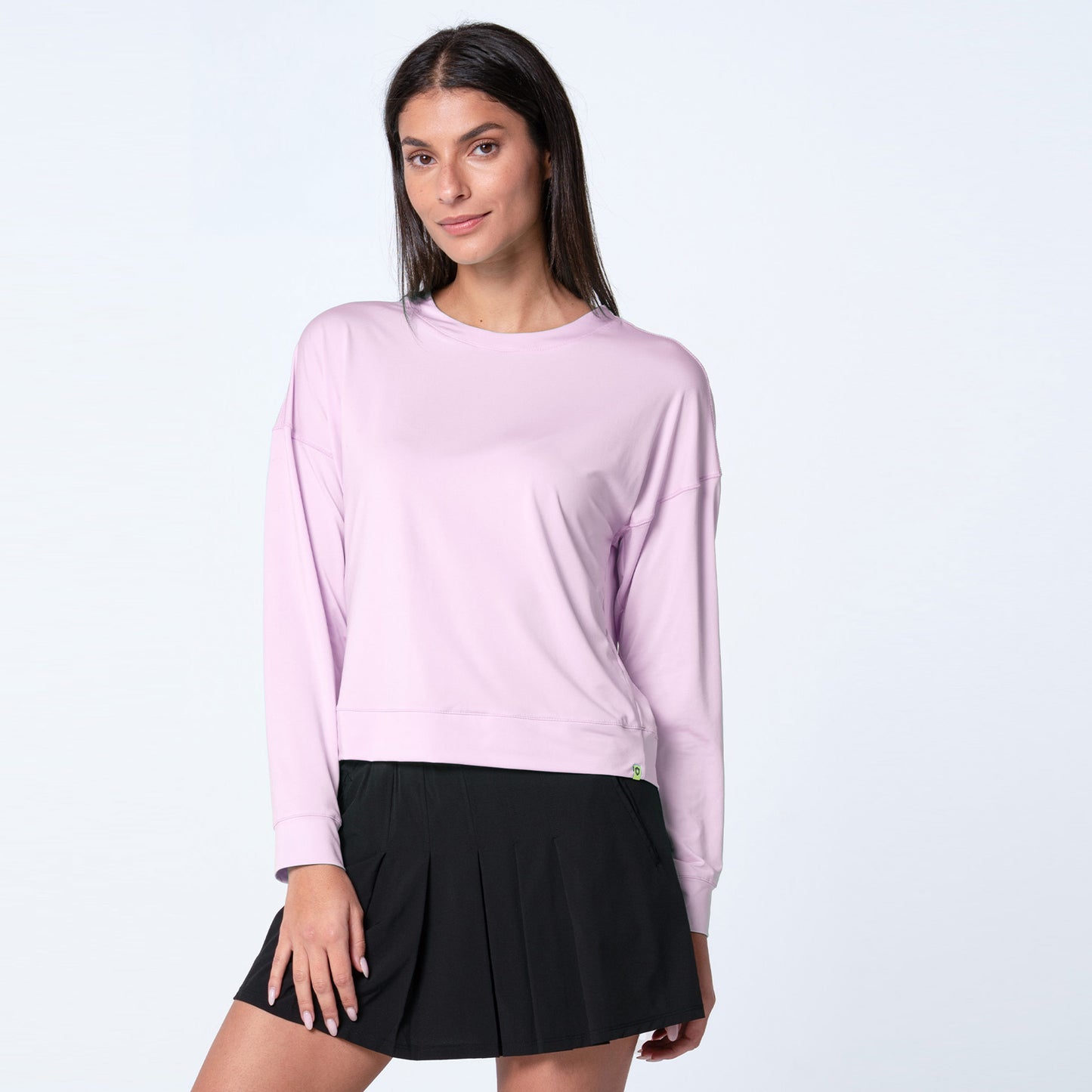 Lucky in Love Hype Longsleeve Damen - rosa