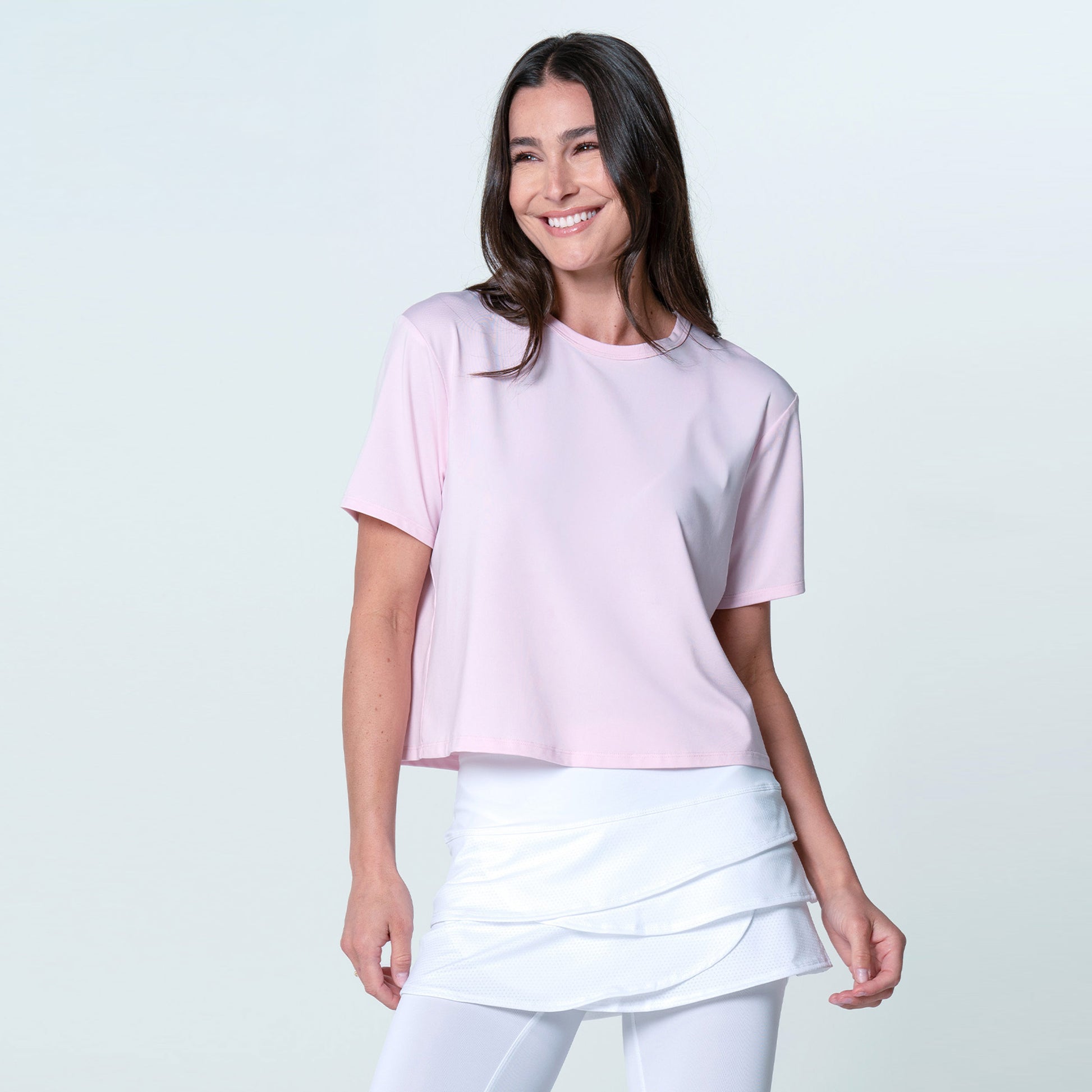 Lucky in Love Power Box T-Shirt Women - pink
