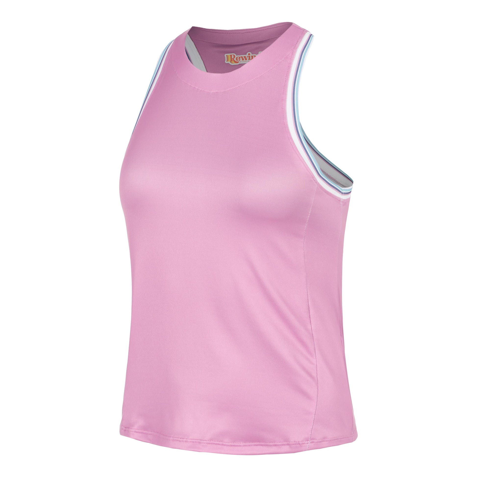 Lucky in Love Retroactive Tank Top Women-Pink