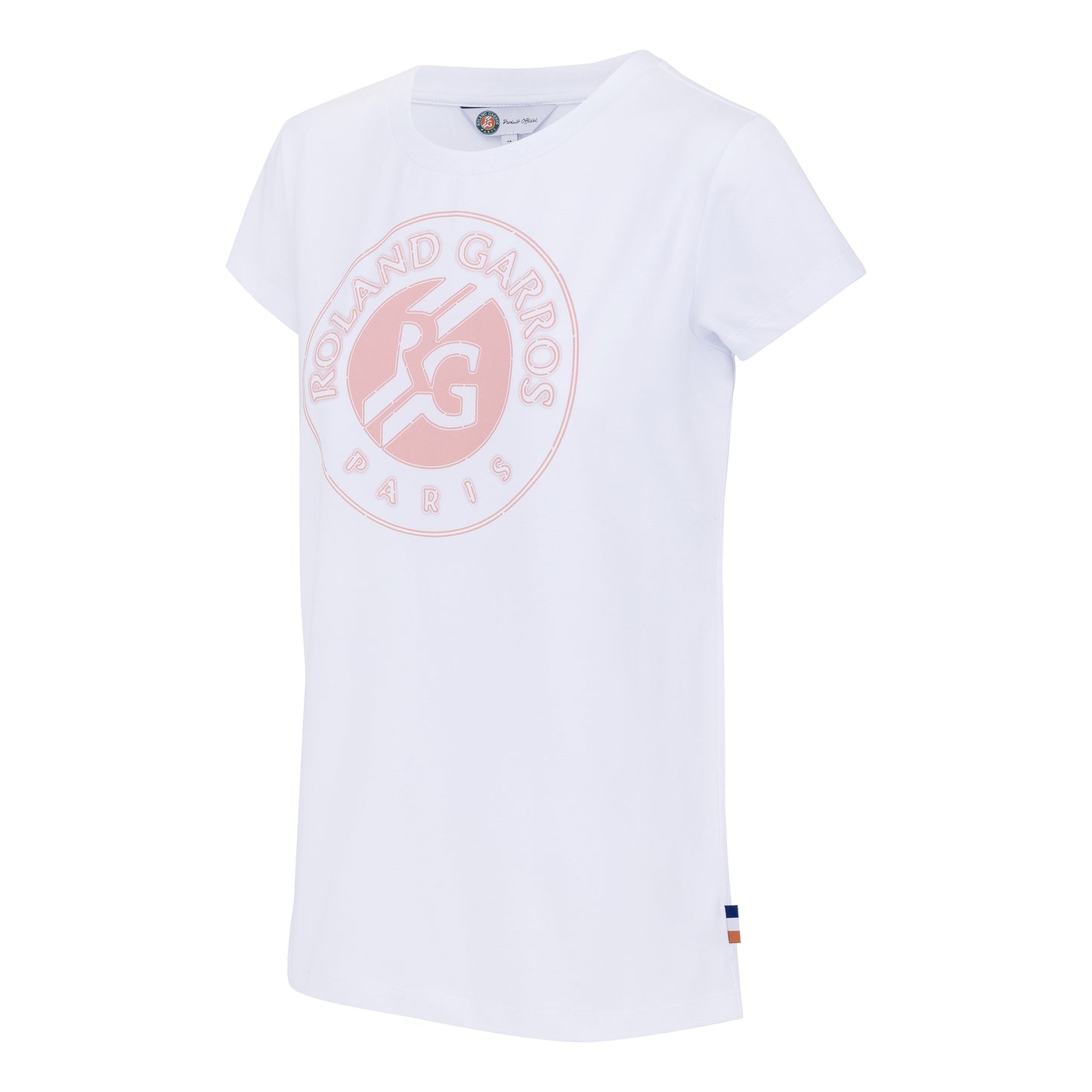 Roland Garros Big Logo T-Shirt Damen-Weiß