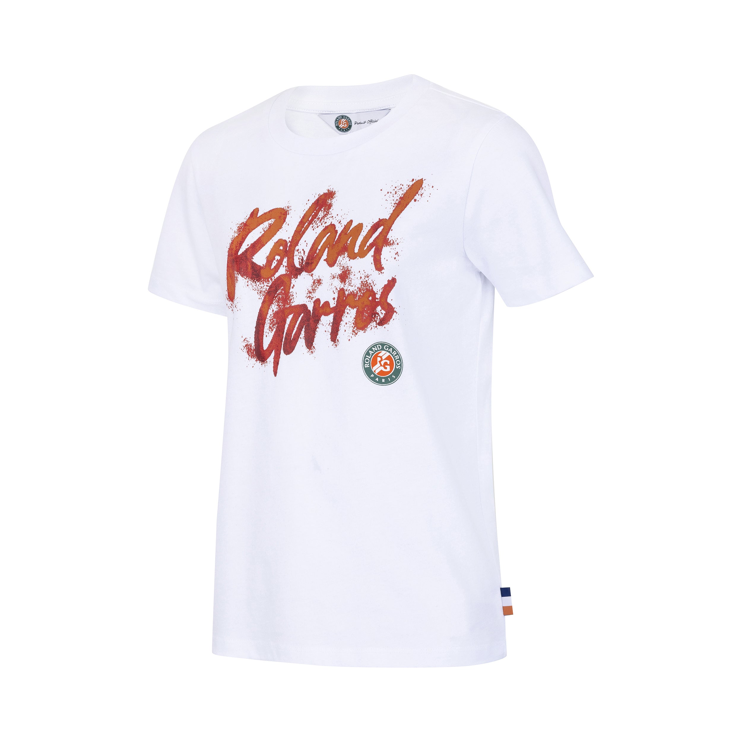 Roland Garros T-Shirt Kinder-Weiß