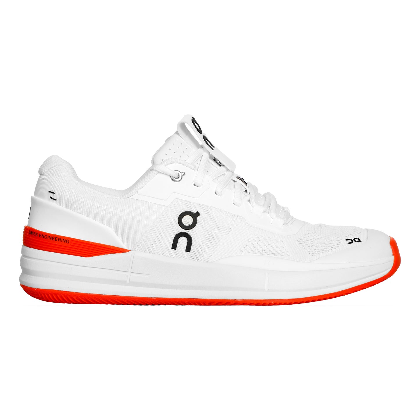 On The Roger Pro Sandplatzschuh Herren - weiß, orange