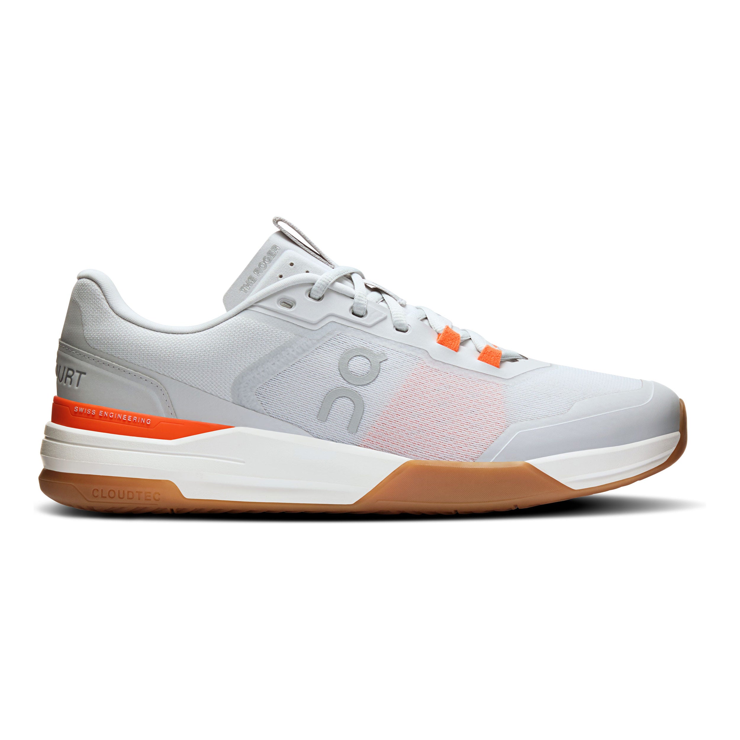 On THE ROGER ADV Pro 1 Allcourtschuh Herren - weiß, orange