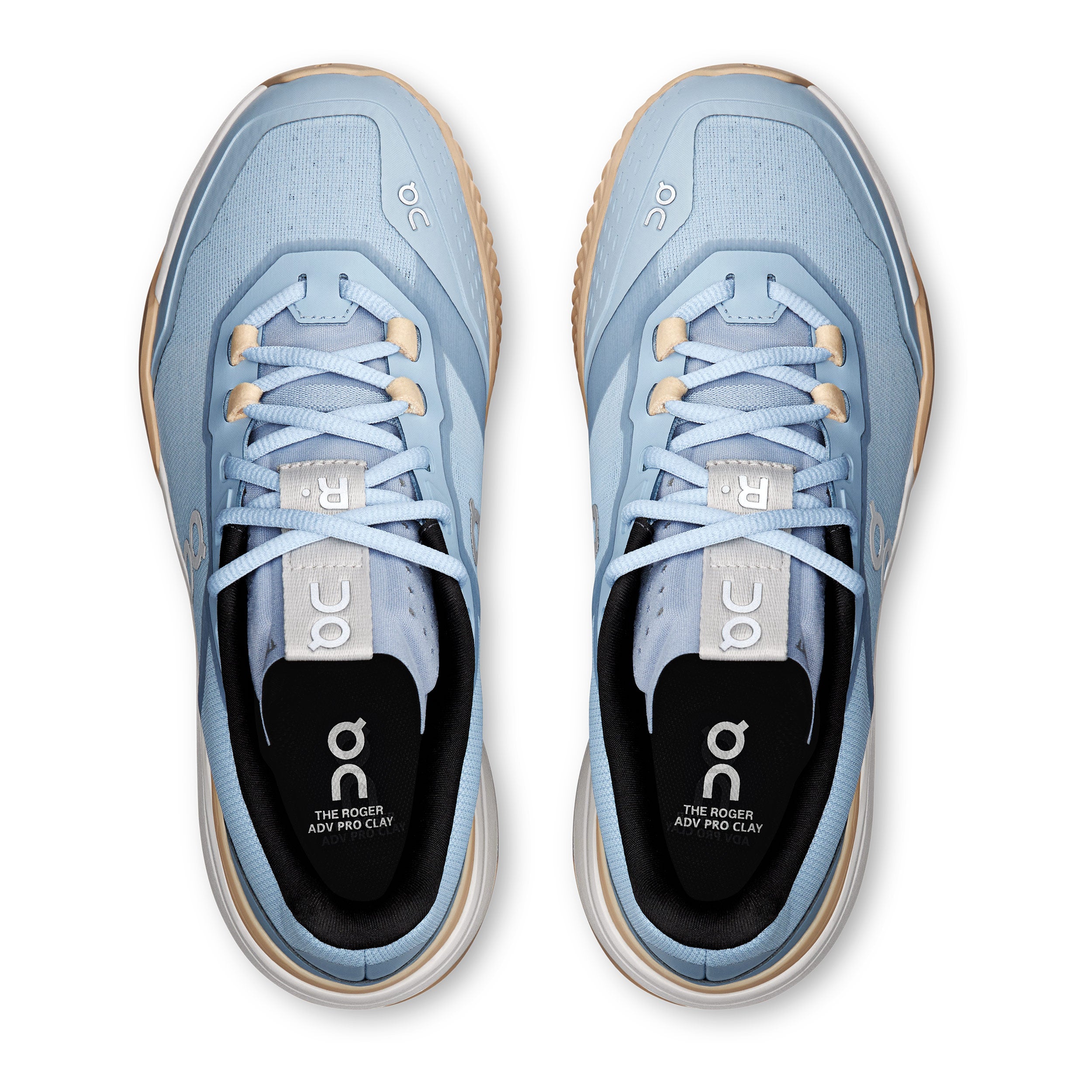 限定モデル　On The Roger Advantage 26cm ブルー The Roger Advantage Pro Clay Court Shoe Women-Light Blue,Apricot