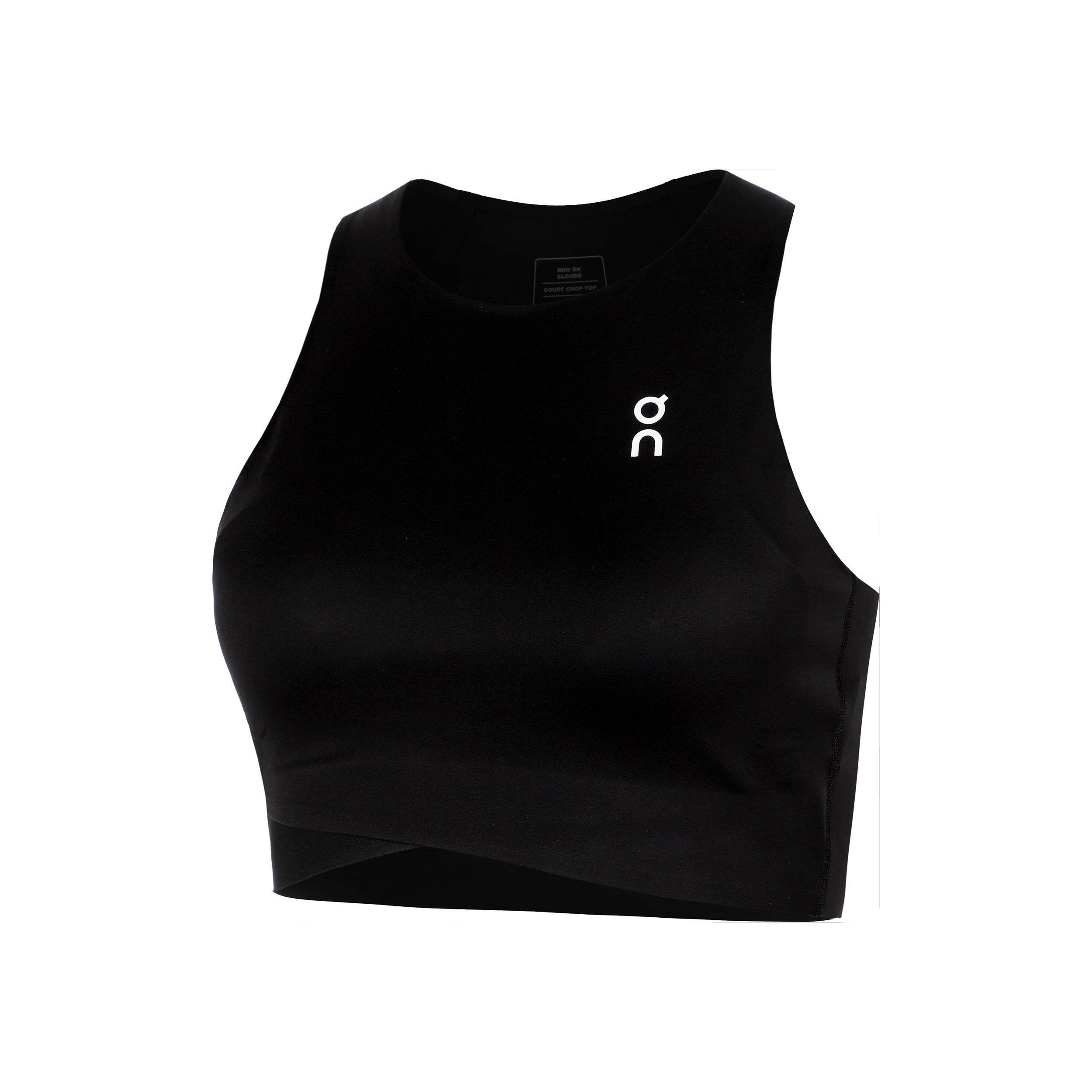 On Court Crop Tank Top Women-Black