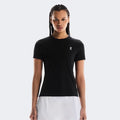 Court T-Shirt Women - black, multicoloured