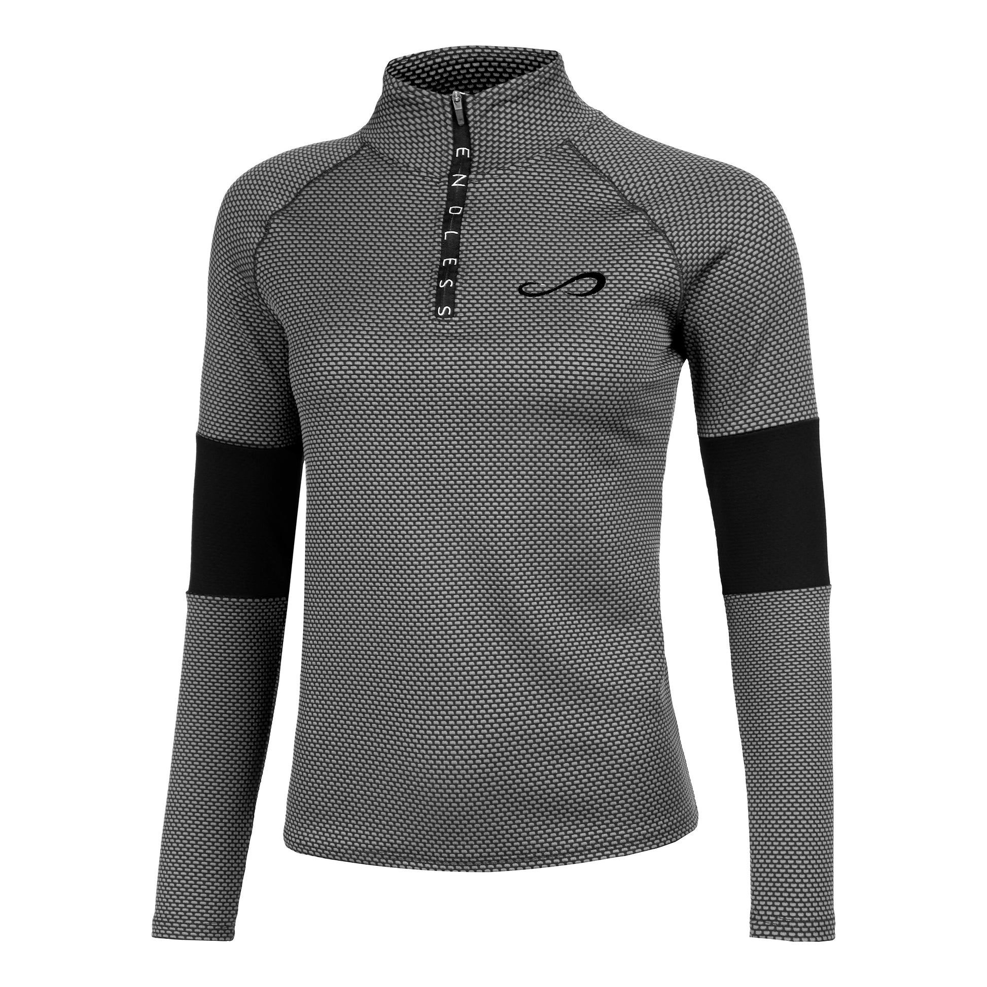 Endless Kirsch Iconic Longsleeve Damen - grau,