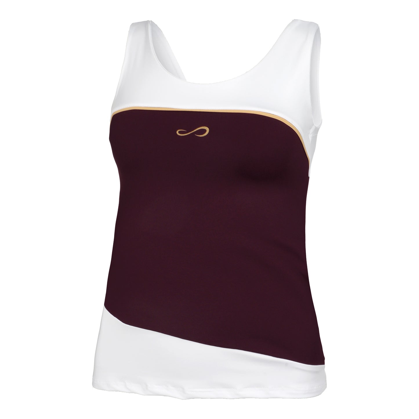 Endless Curve Tank-Top Damen - lila, weiß
