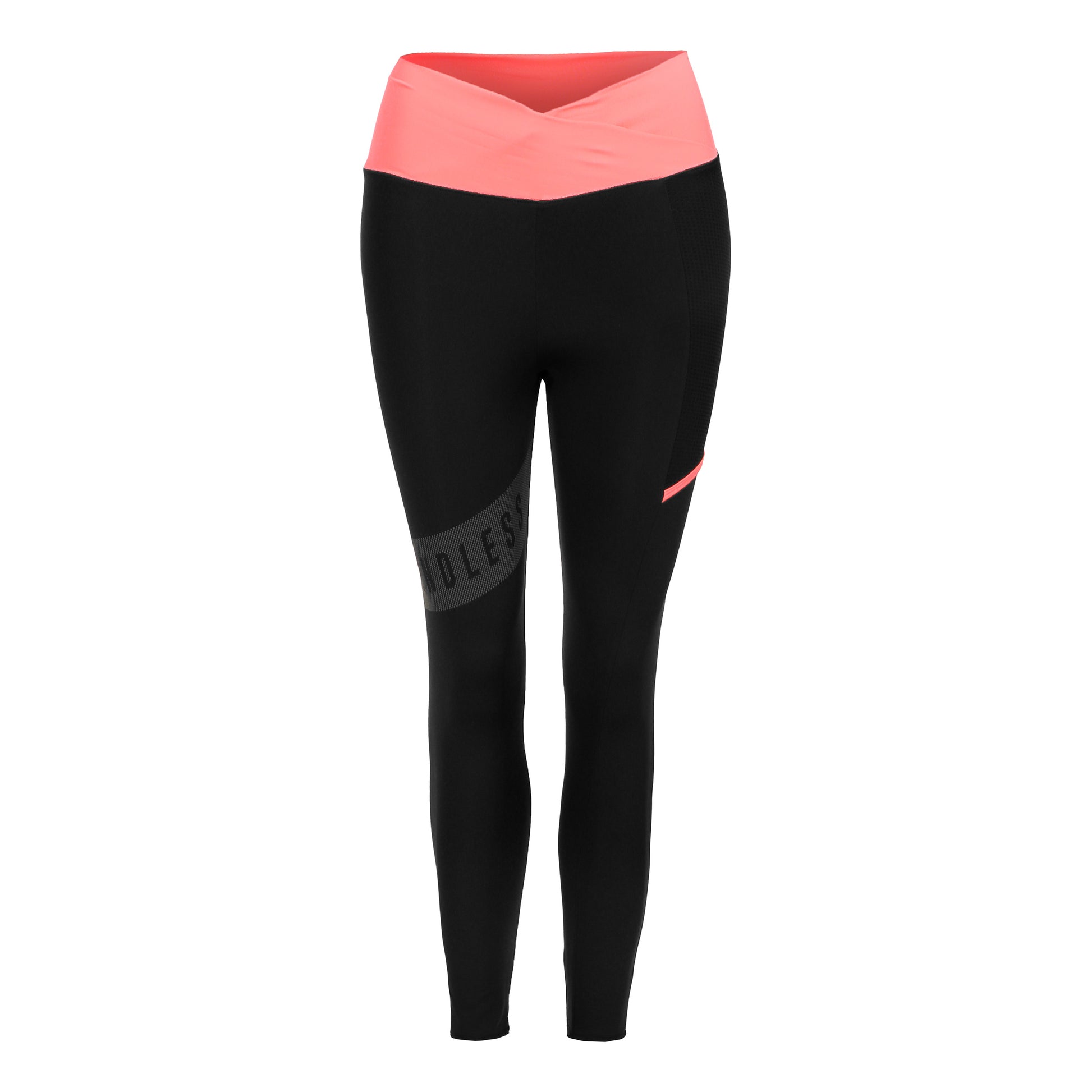 Endless Cross Pocket Tight Women - black, coral