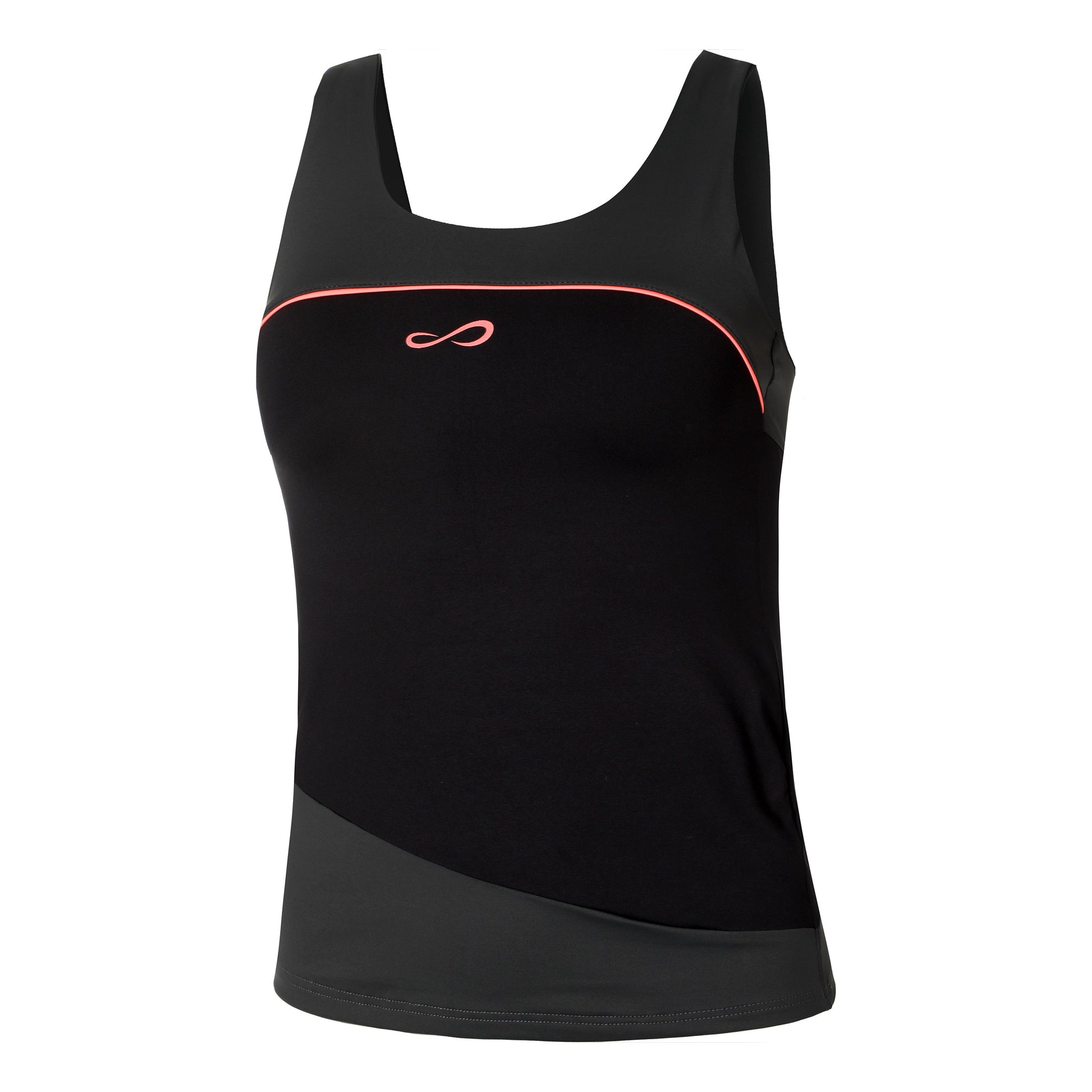 Endless Curve Tank-Top Damen-Dunkelgrau