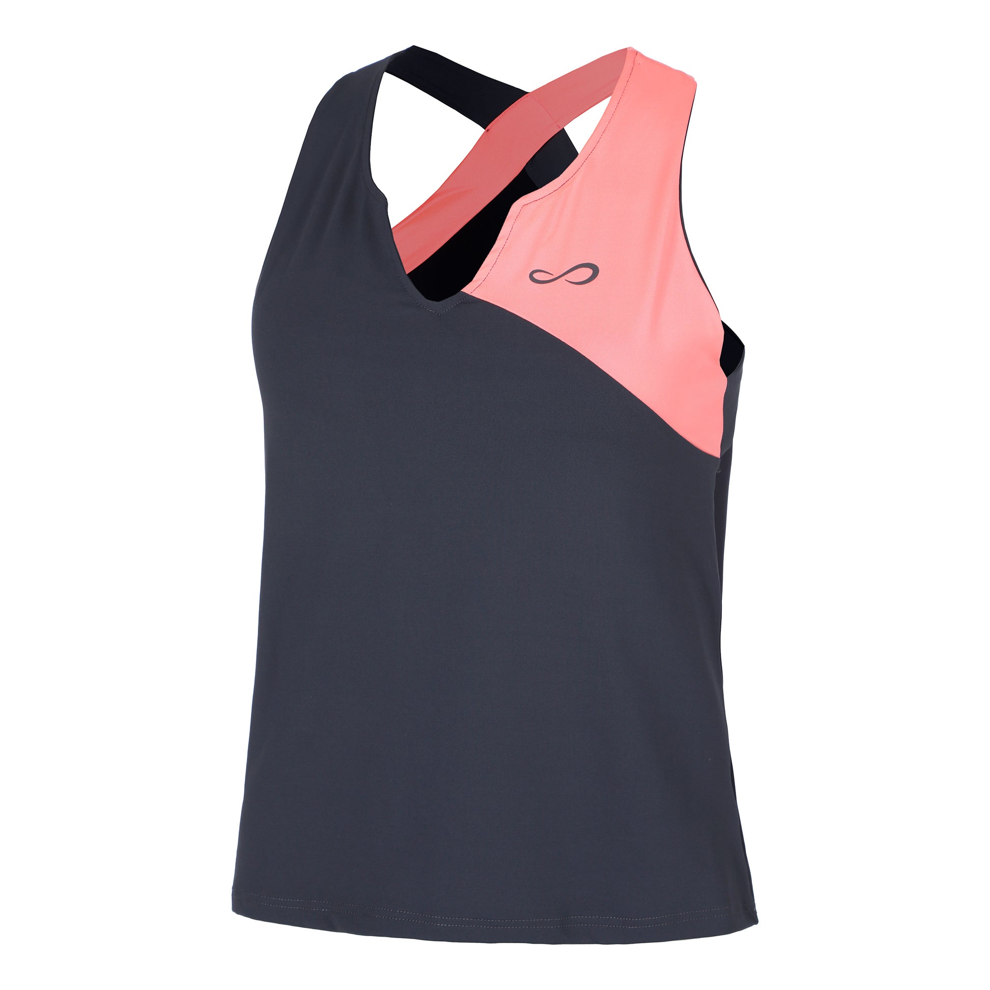 Endless Bliss Tank top Women - dark grey, coral