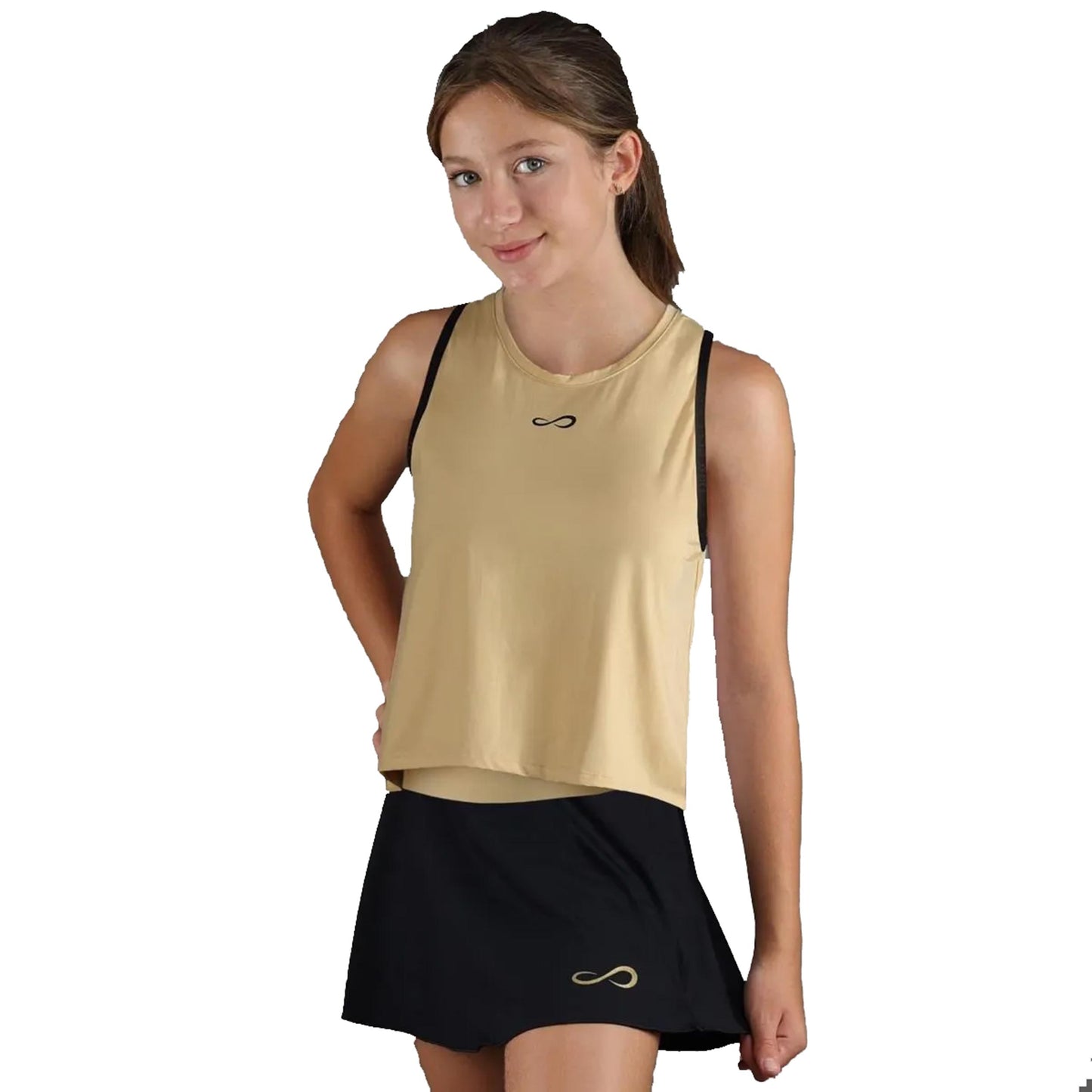 Endless Court Tank Top Women-Gold