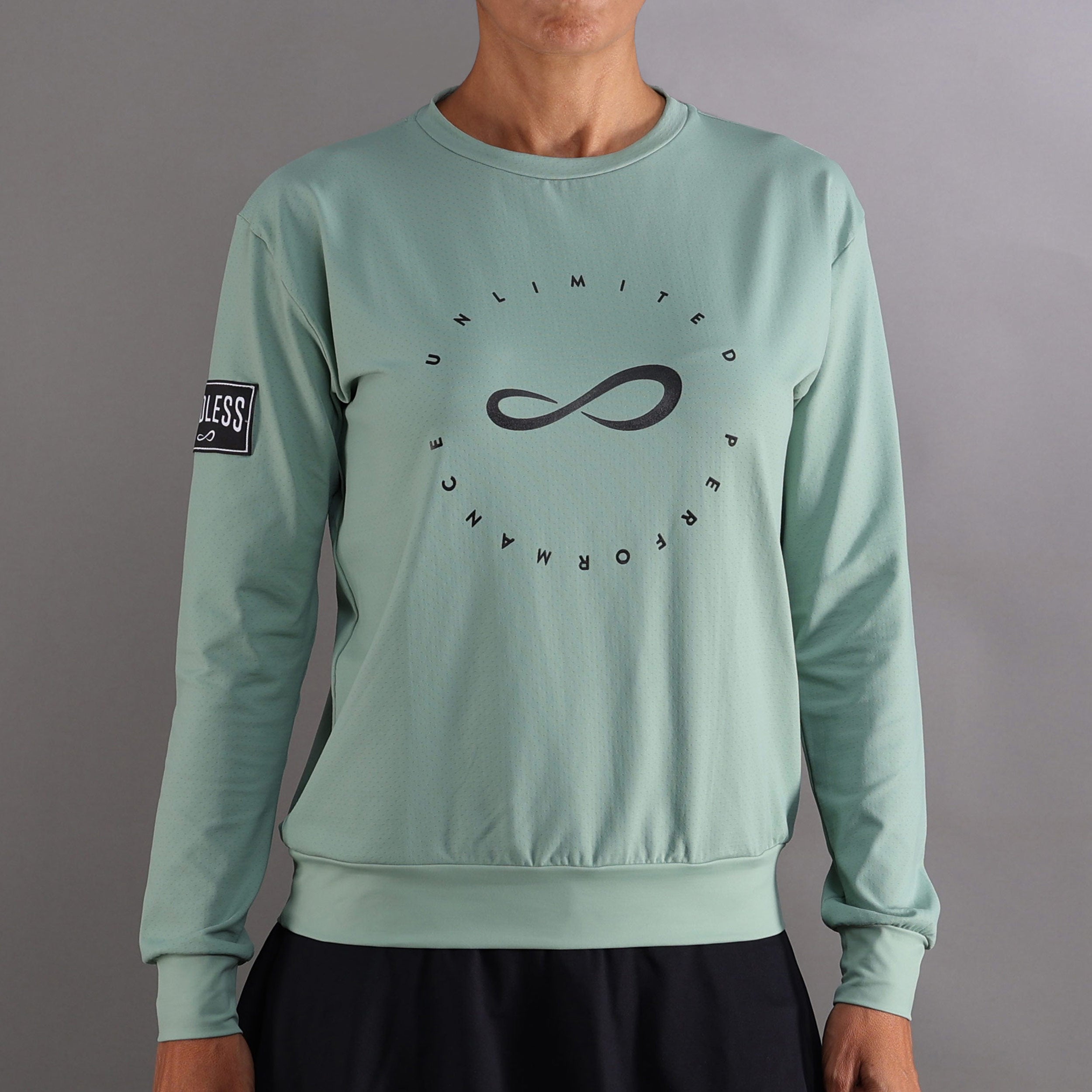 Endless Inner Tech Sweatshirt Damen-Grün,Dunkelblau