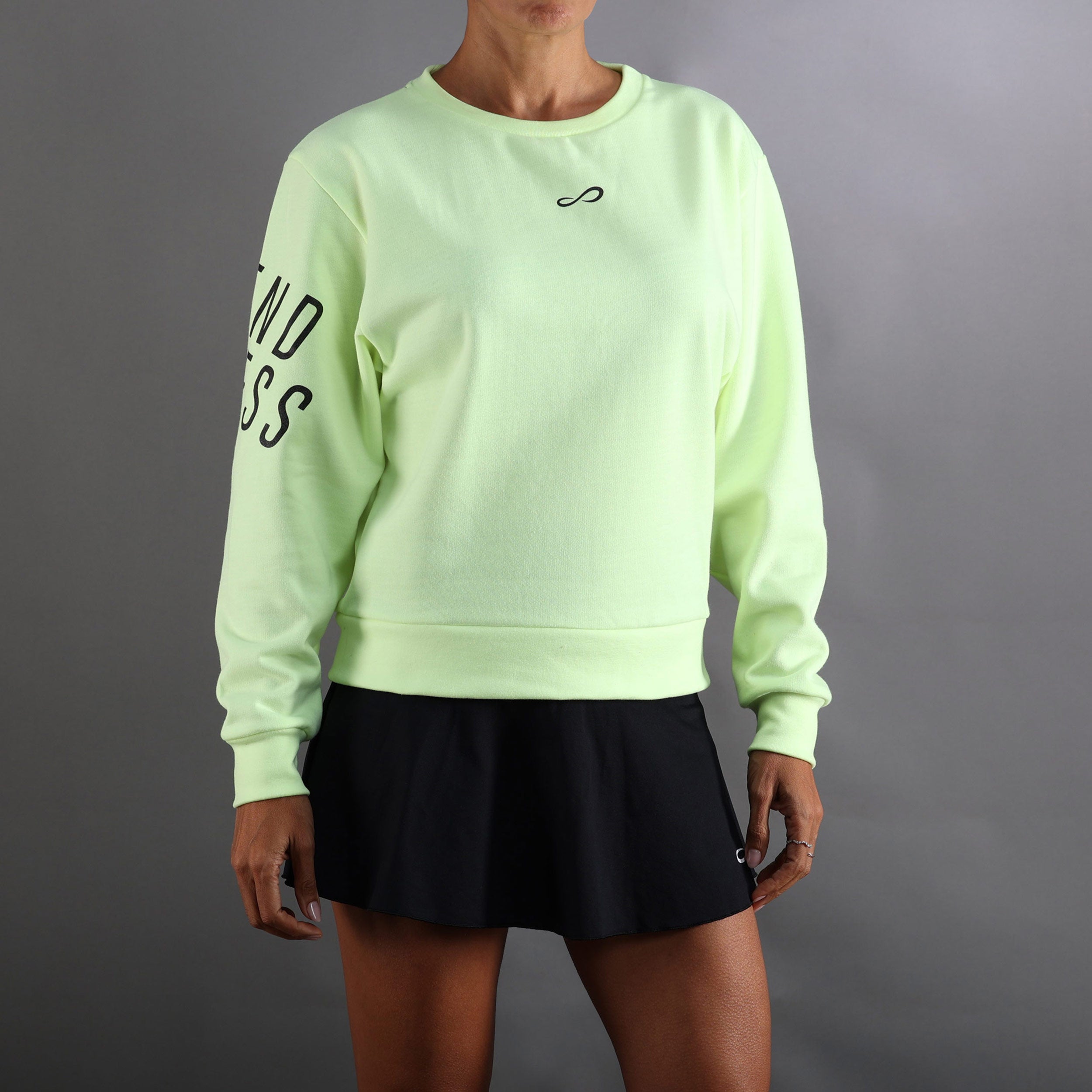 Endless Swell Sweatshirt Damen-Neongelb,Dunkelblau