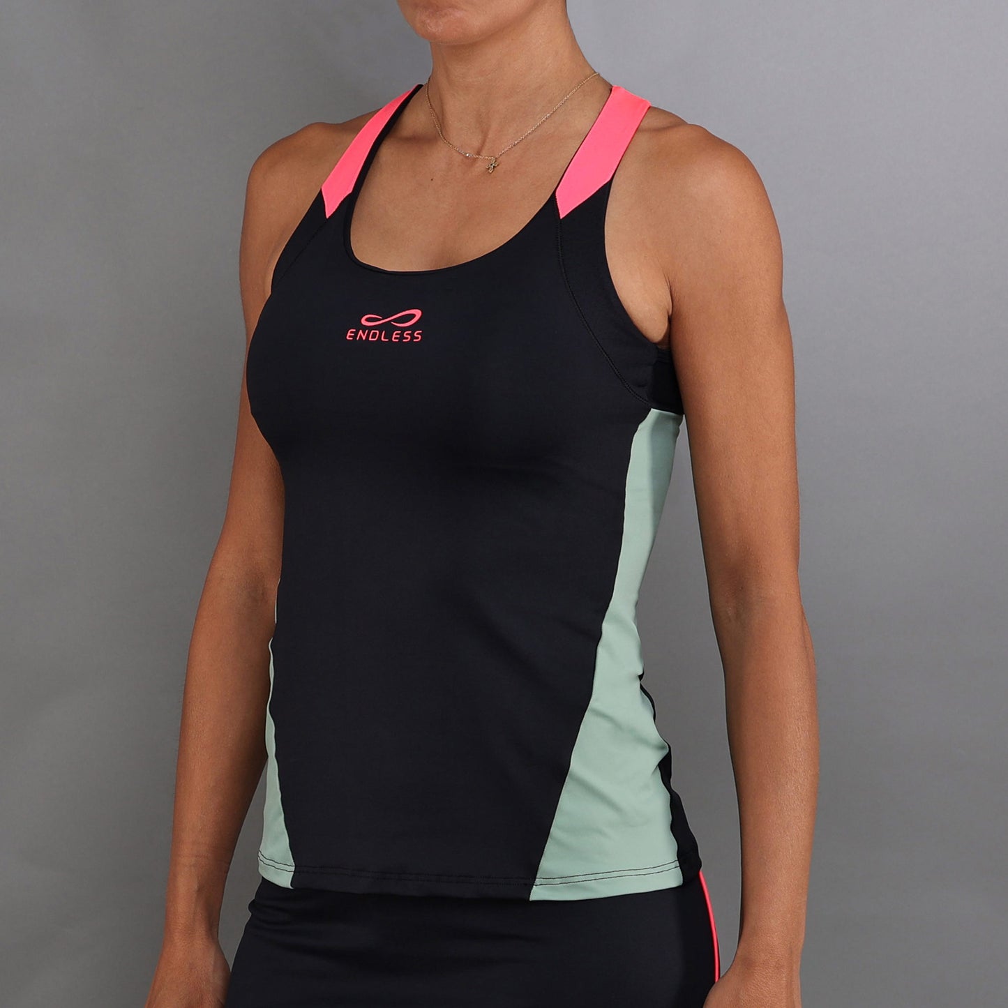 Endless Grace Tank Top Women-Black,Green