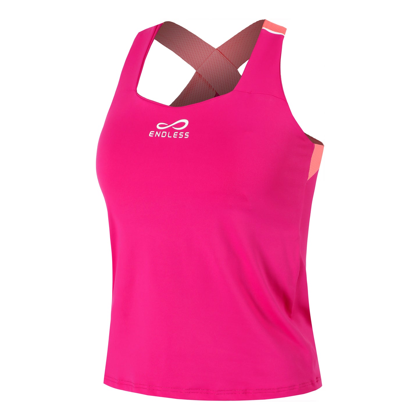 Endless Cross Tank-Top Damen-Pink