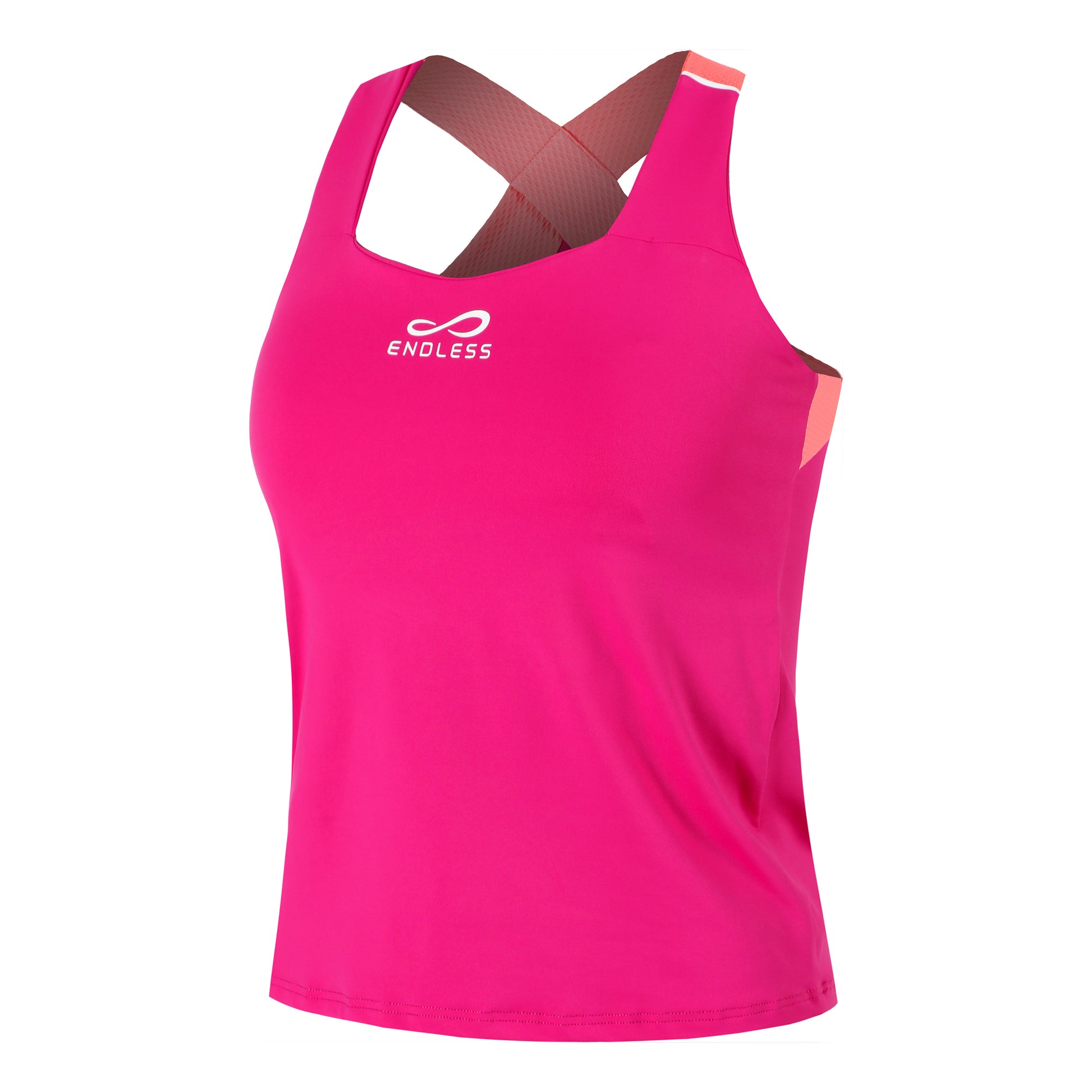 Endless Cross Tank-Top Damen-Pink