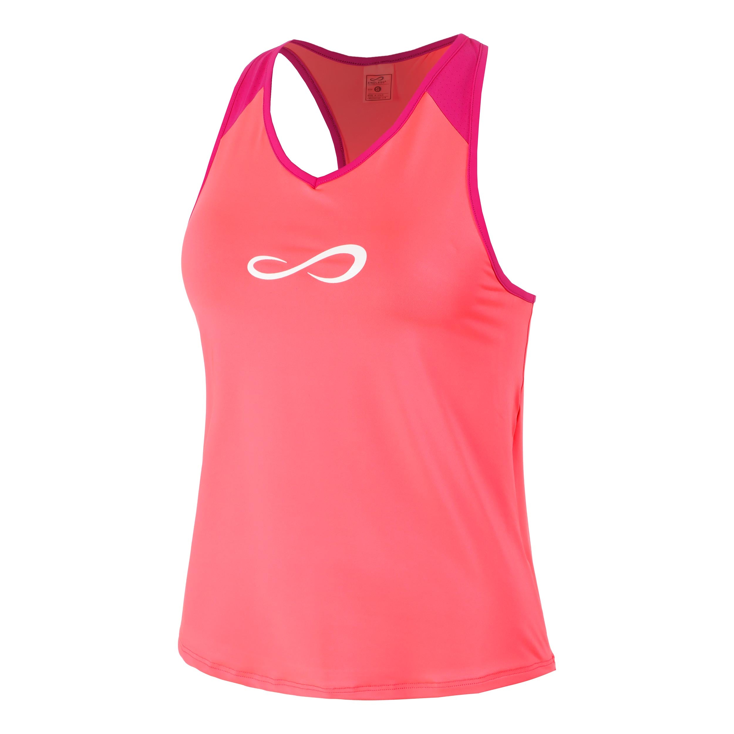 Endless Speed V Tank Top Women-Coral