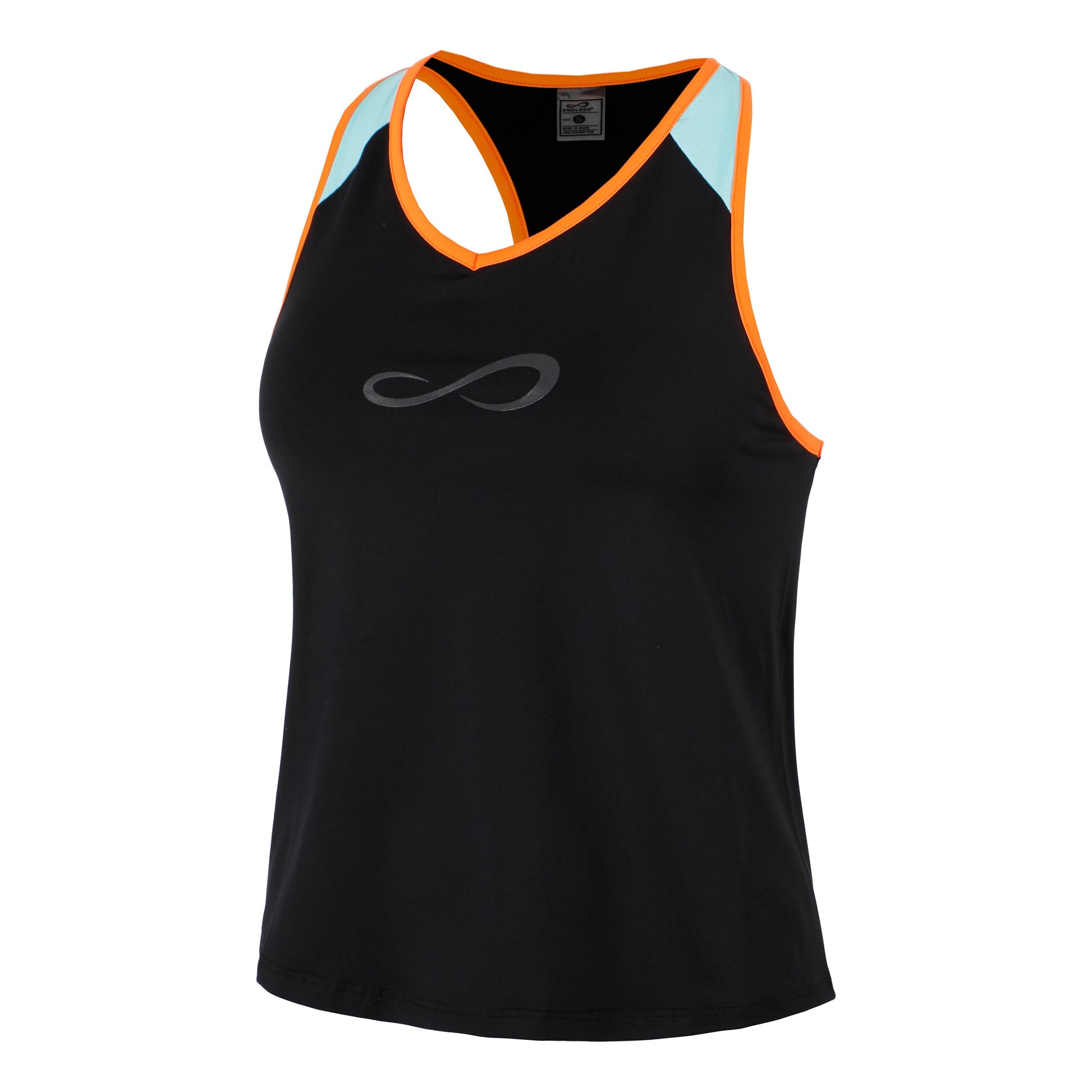 Endless Speed V Tank-Top Damen-Schwarz,Blau
