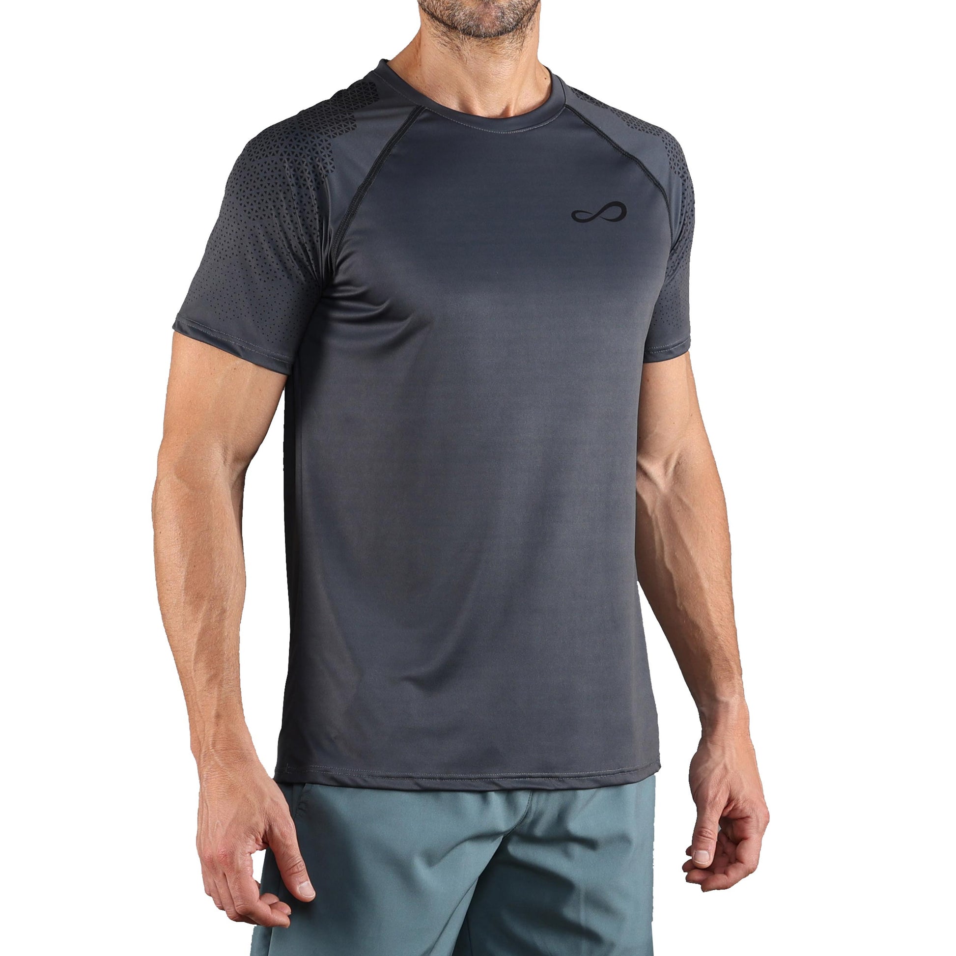 Endless Feisty Hexagon T-Shirt Men-Grey