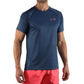 Feisty Hexagon T-Shirt Men-Blue