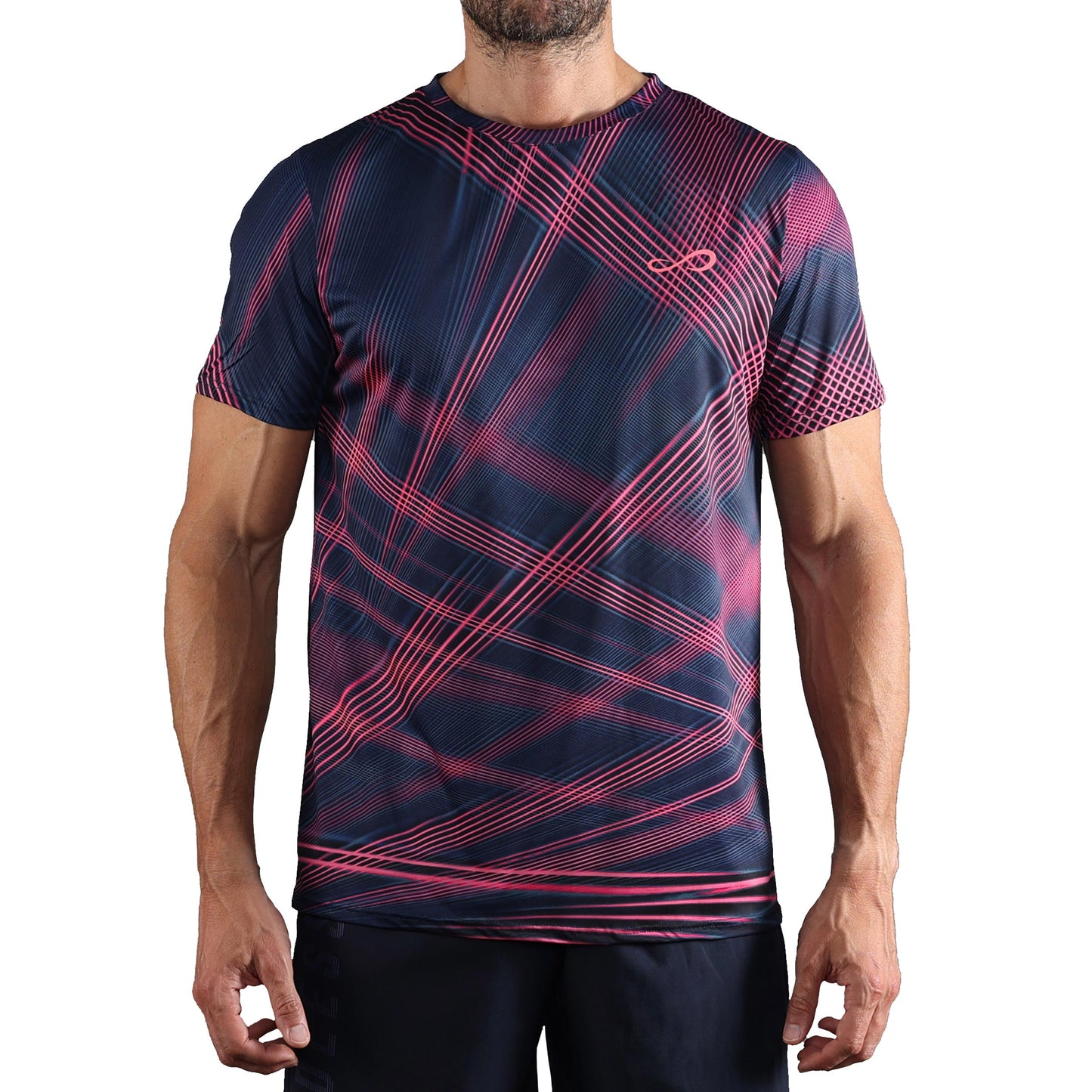 Endless Ace Orbital T-Shirt Men-Blue,Coral