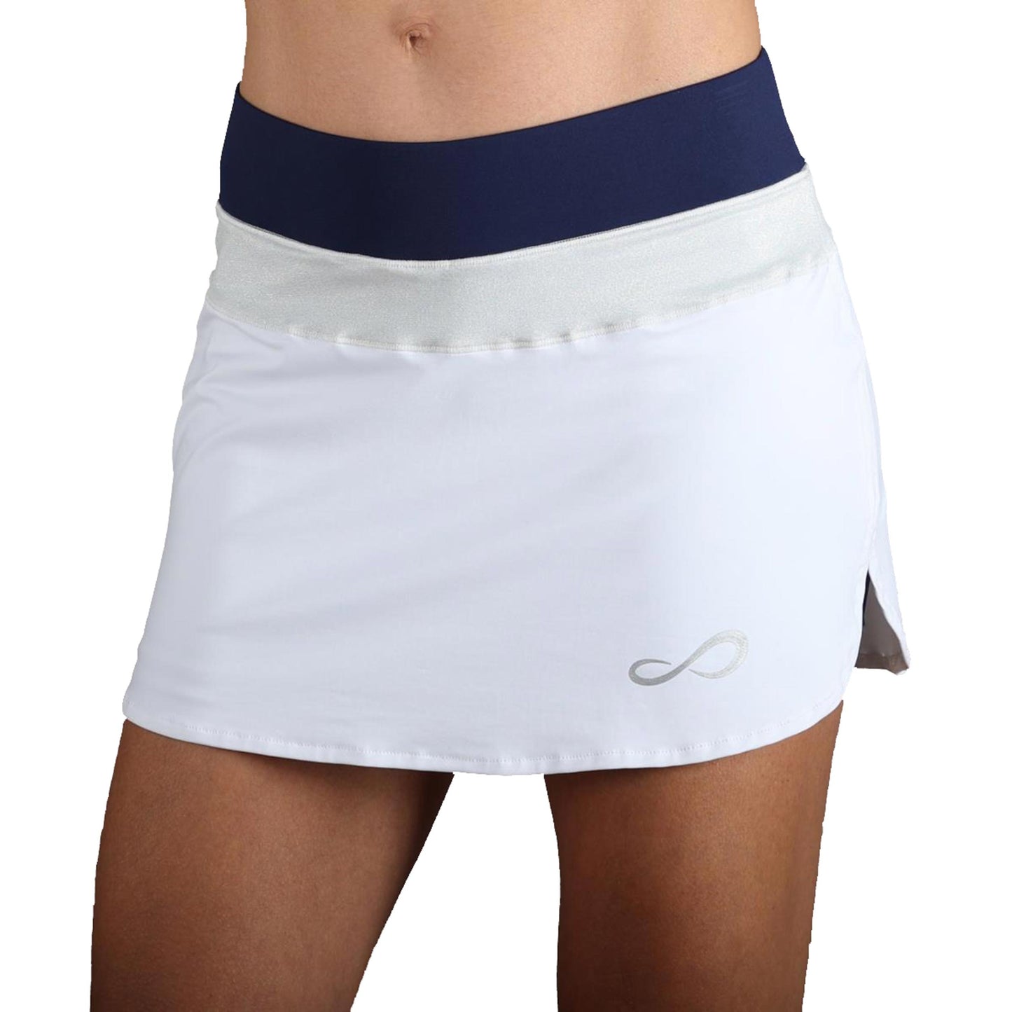 Endless Race Skirt Women-White,Dark Blue