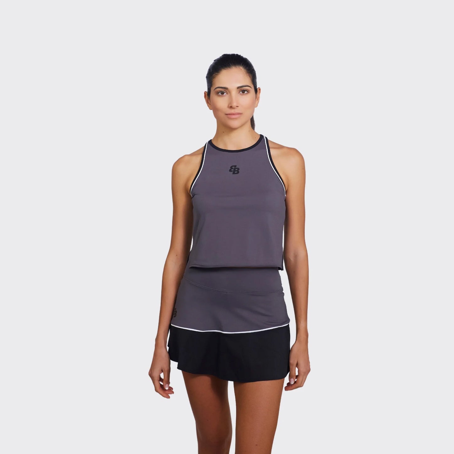 BB by Belen Berbel Selene Tank top Women-dark grey