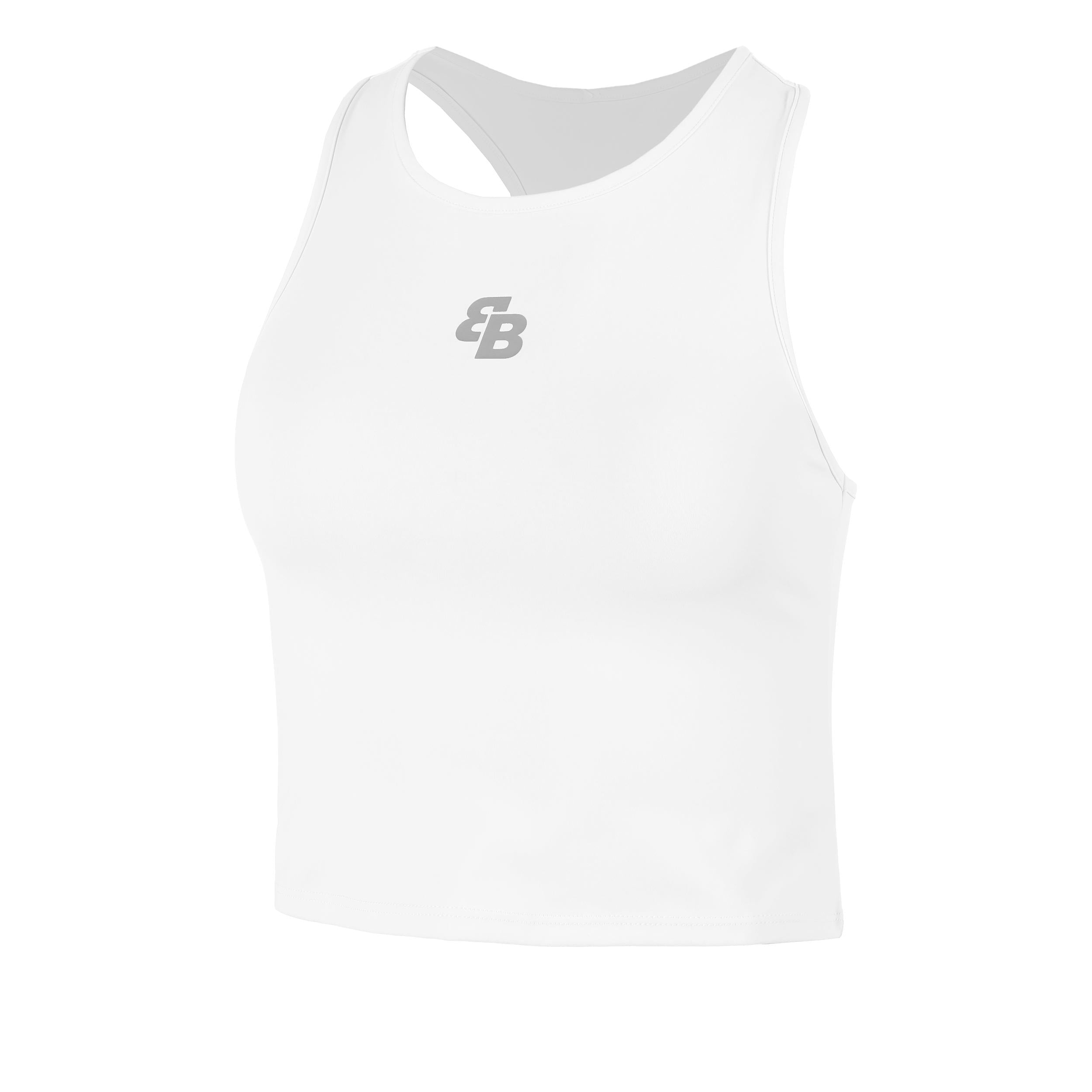 BB by Belen Berbel Basica Corta Tank Top Women-White