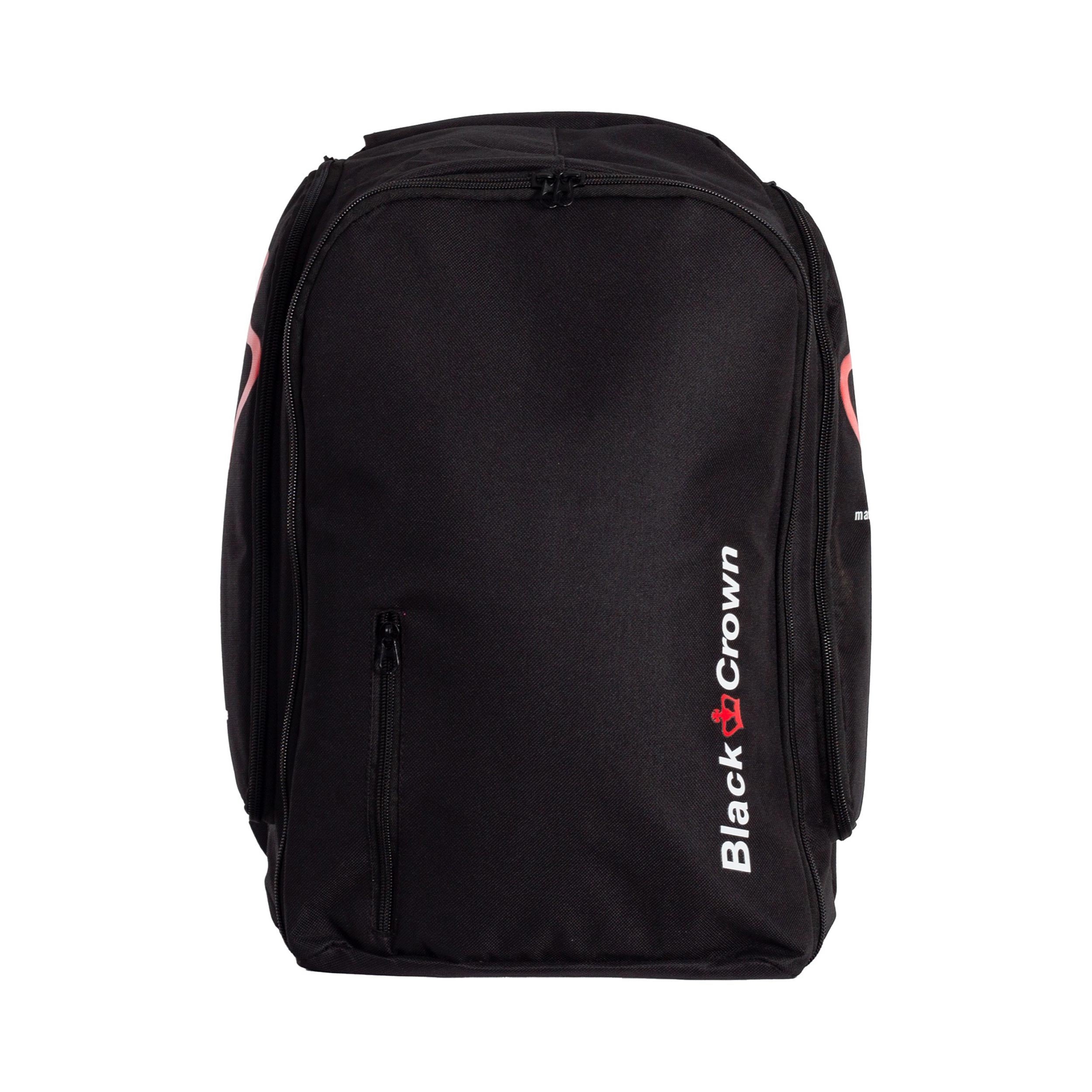 Black Crown Focus Backpack-Black,Red
