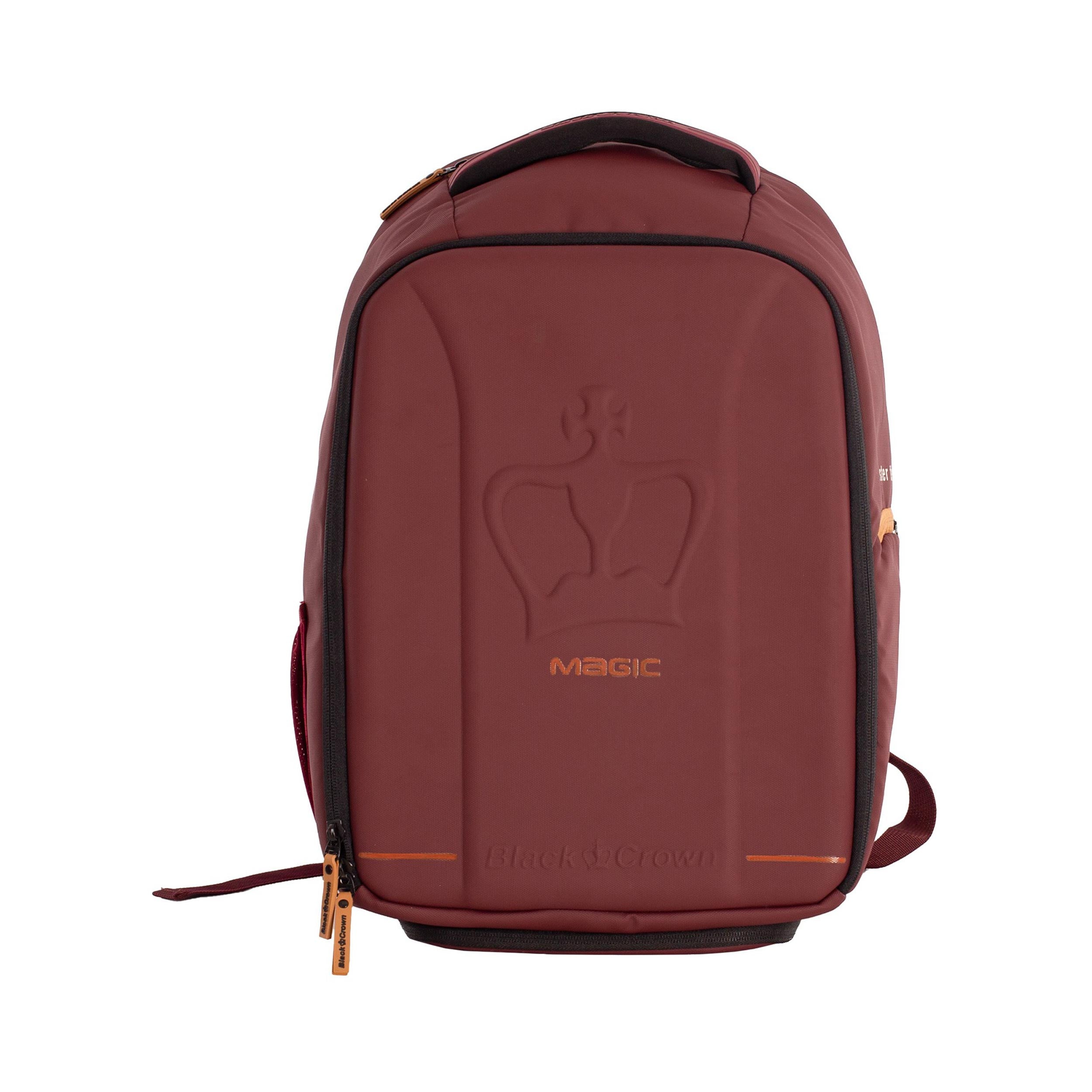 Black Crown Magic Backpack-Wine Red,Gold