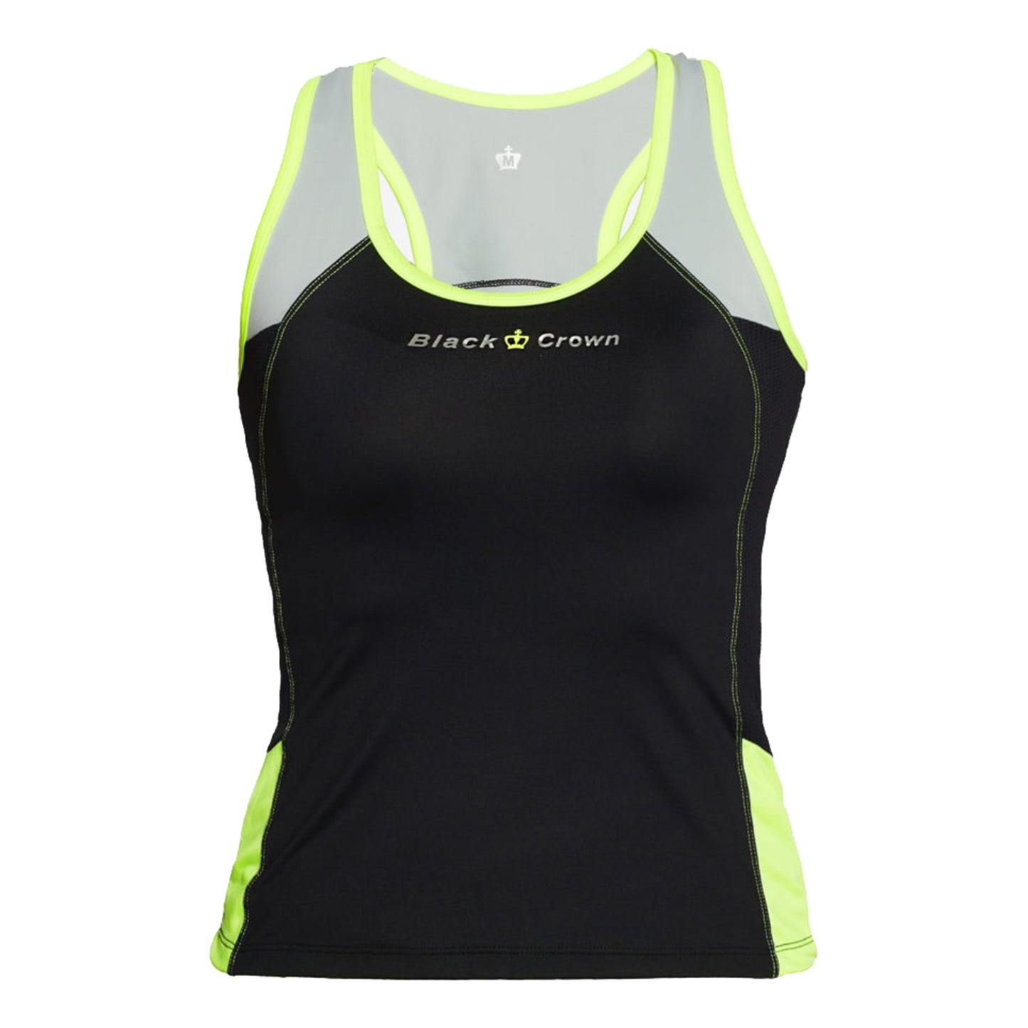 Black Crown Santander T-Shirt Women-Black,Lime