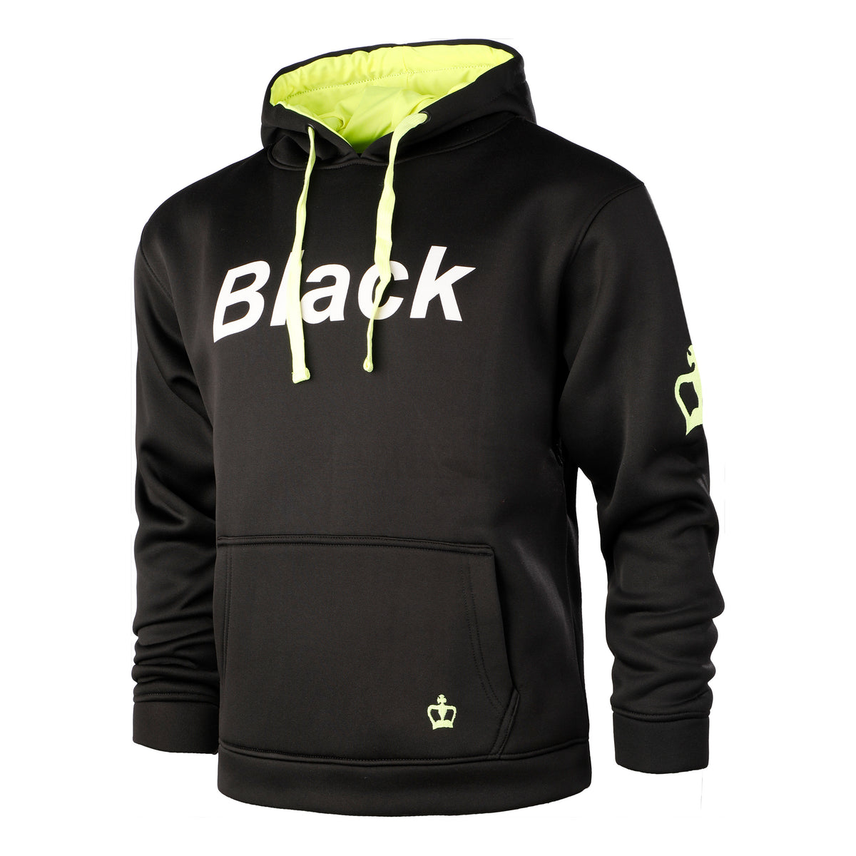 Black Crown Jaca Sweatshirt Unisex - black, yellow