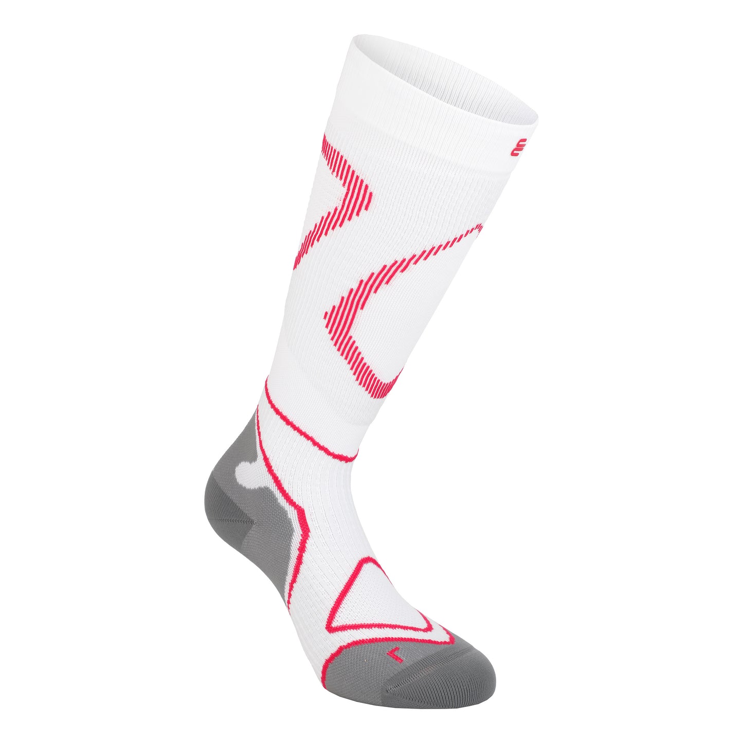 Bauerfeind Performance Compression Socks Women-White,Pink
