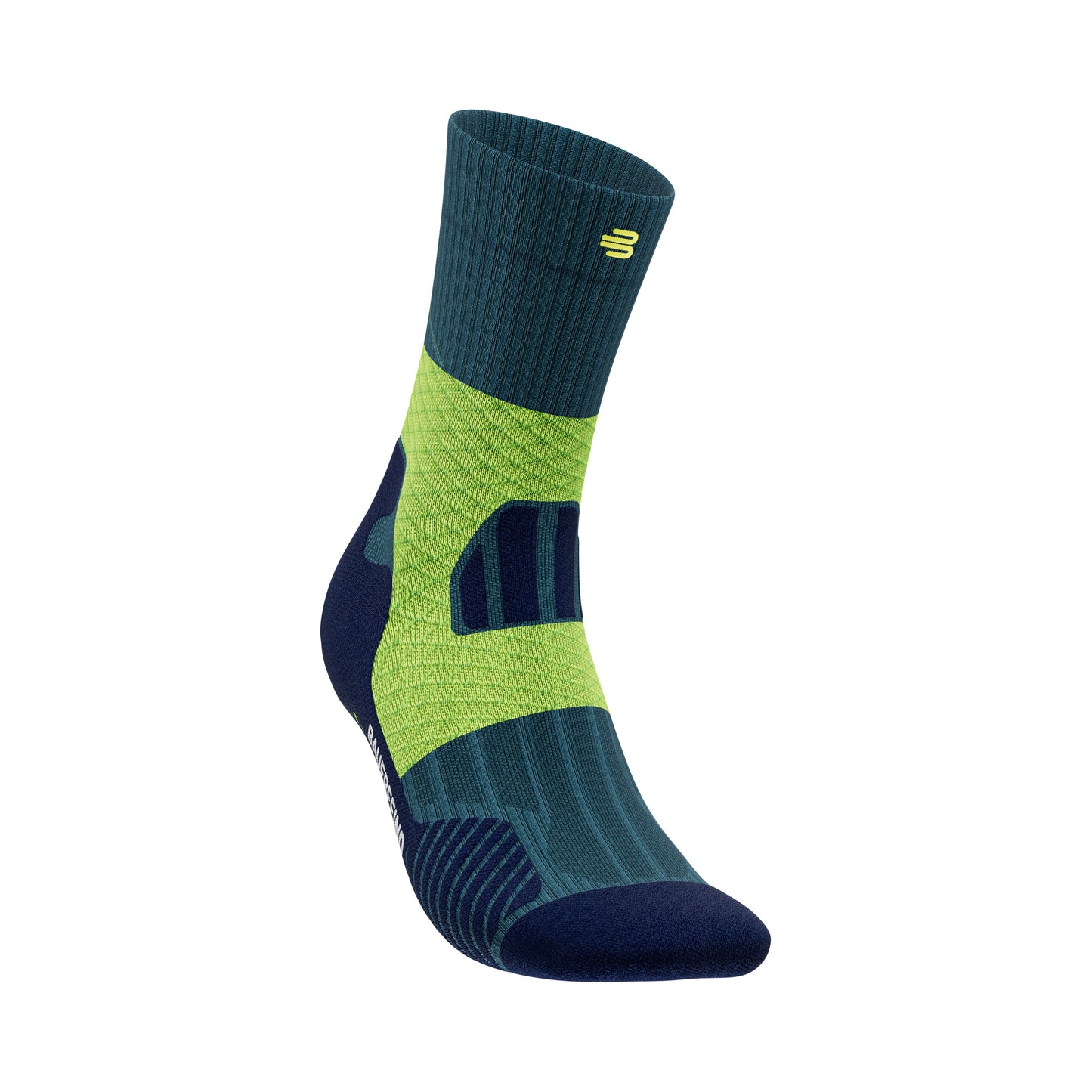 Bauerfeind Trail Run Mid Cut Running Socks Women-Turquoise