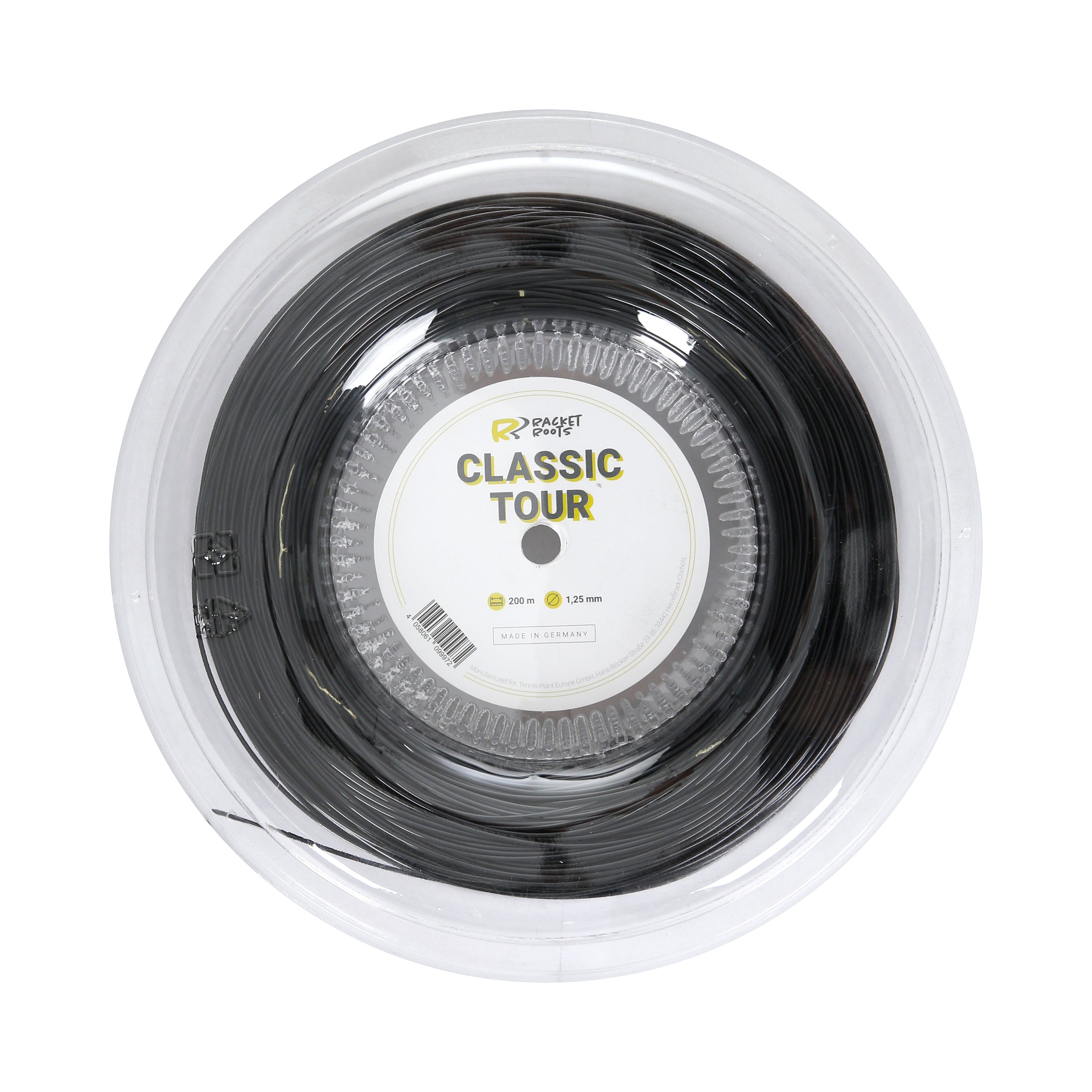 Racket Roots RR Classic Tour String Reel 200m-Black