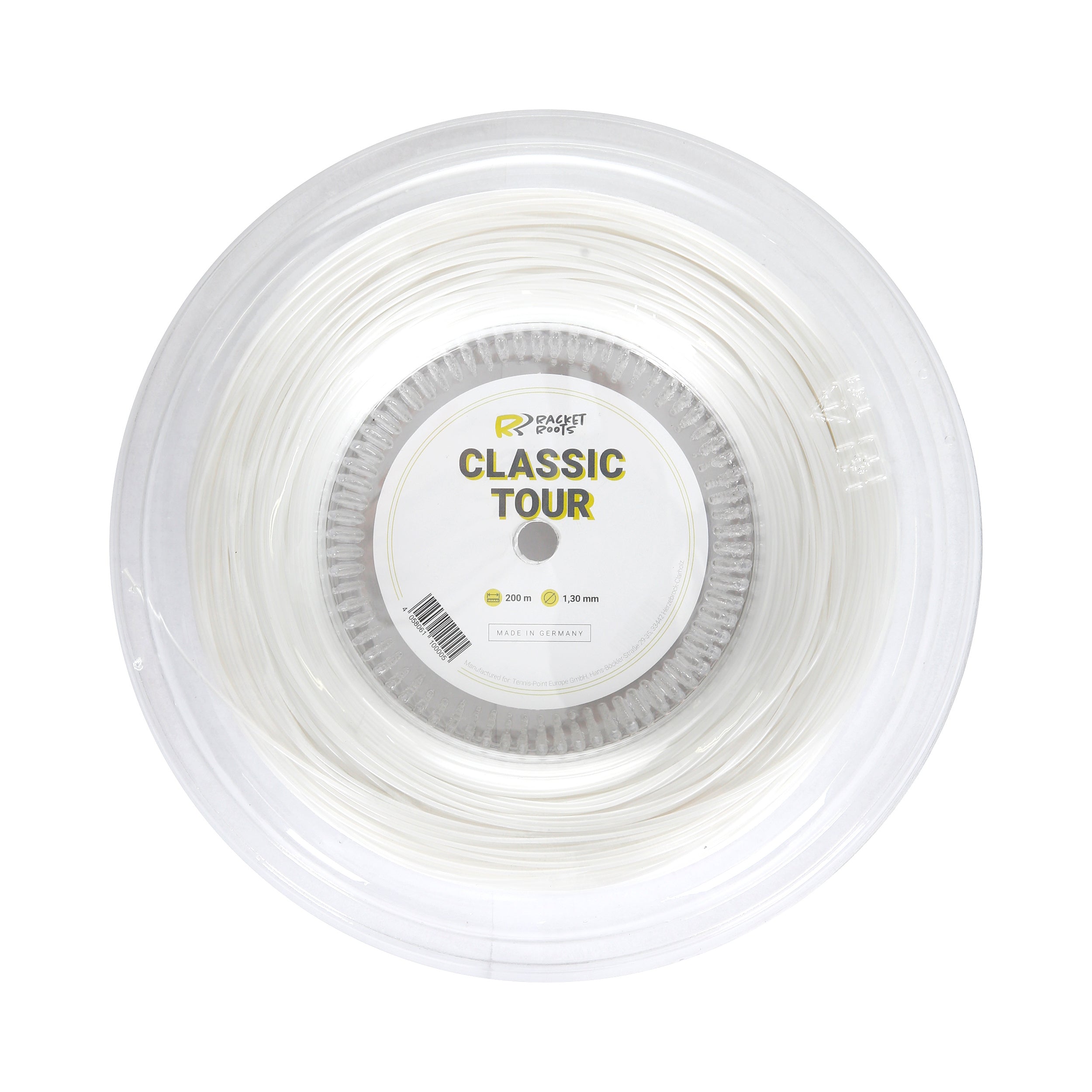 Racket Roots RR Classic Tour String Reel 200m-White