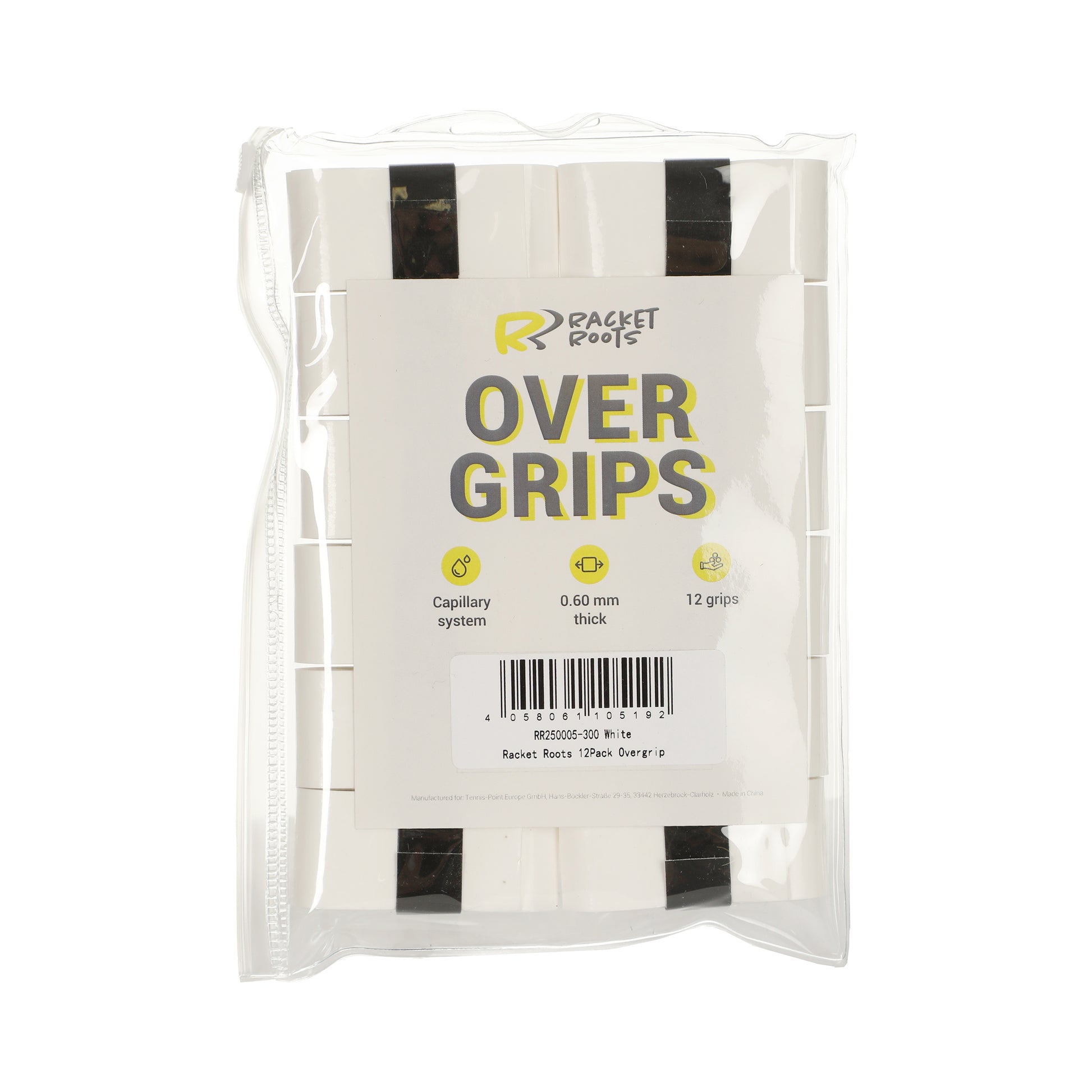 Racket Roots RR Grip 12er Pack - weiß