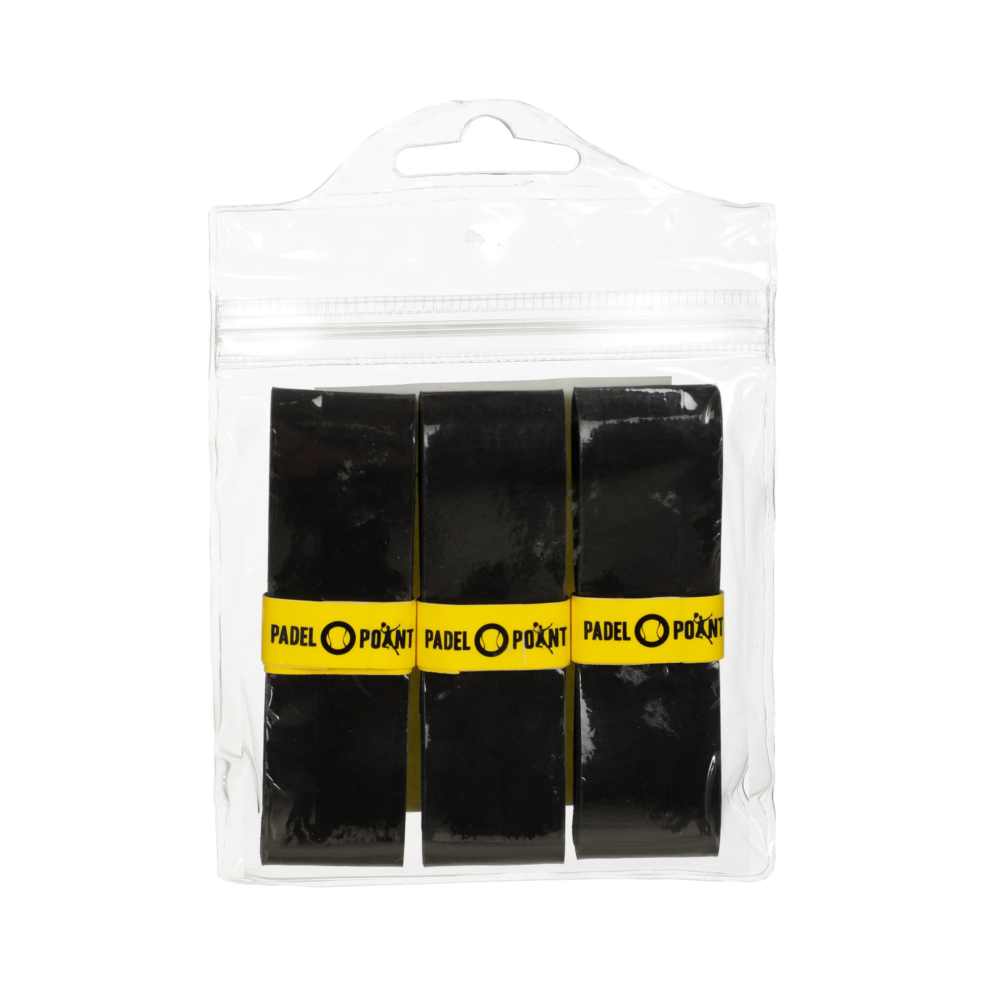 Padel-Point Padel Premium Grip 3 Pack-Black