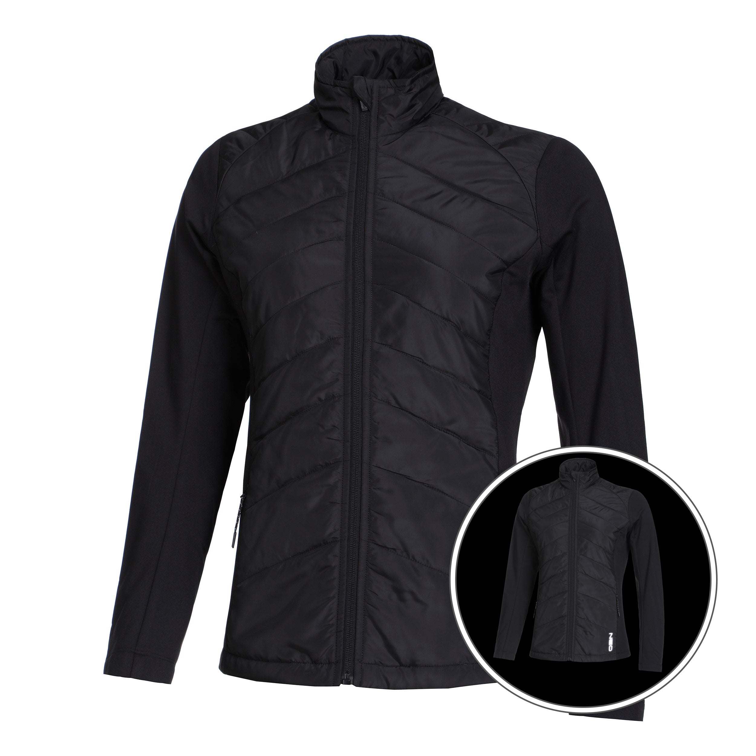 NEO Clima Laufjacke Damen-Schwarz