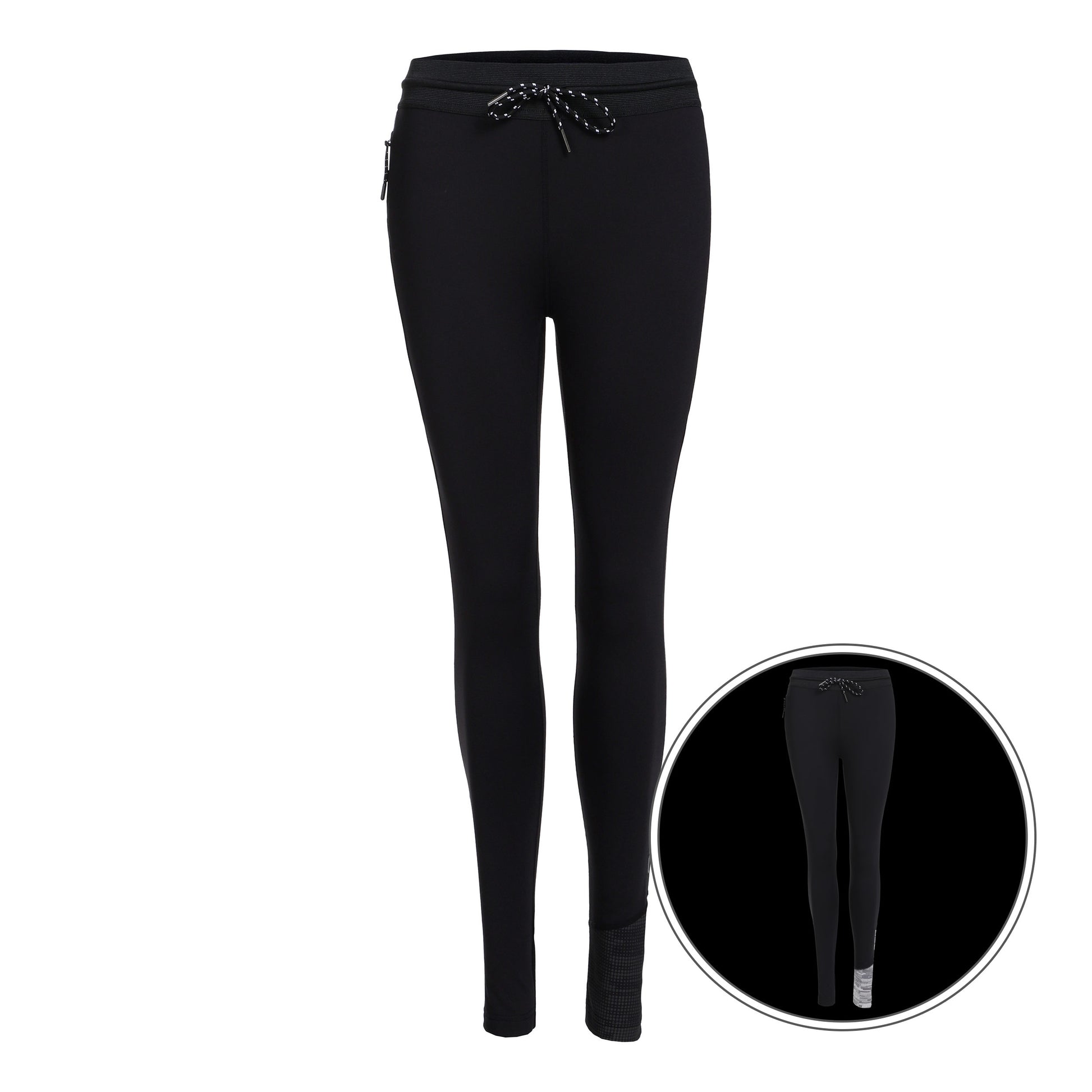 NEO Warm Light Running Tights Women-Black