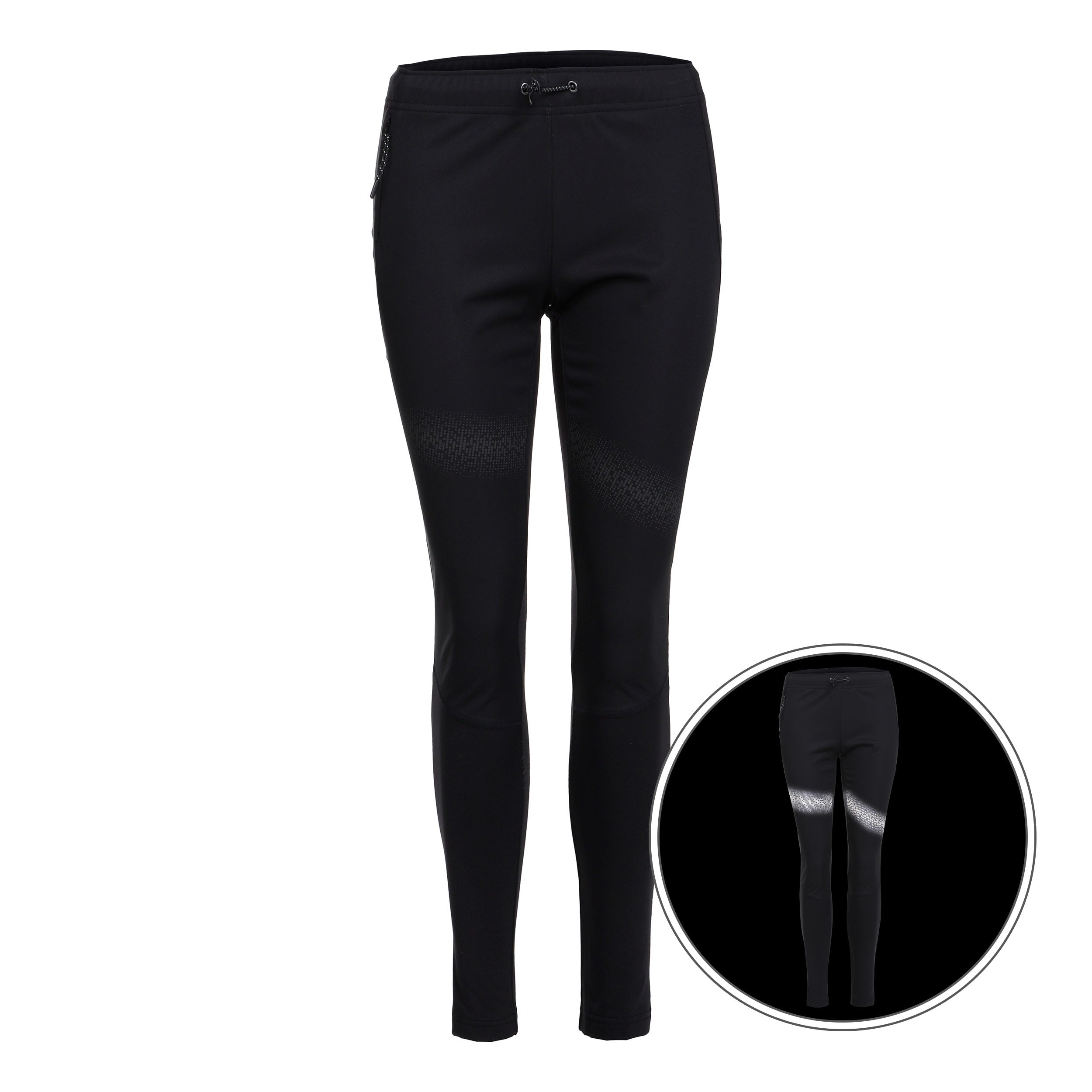 NEO Reflex-Tex Lauftight Damen-Schwarz