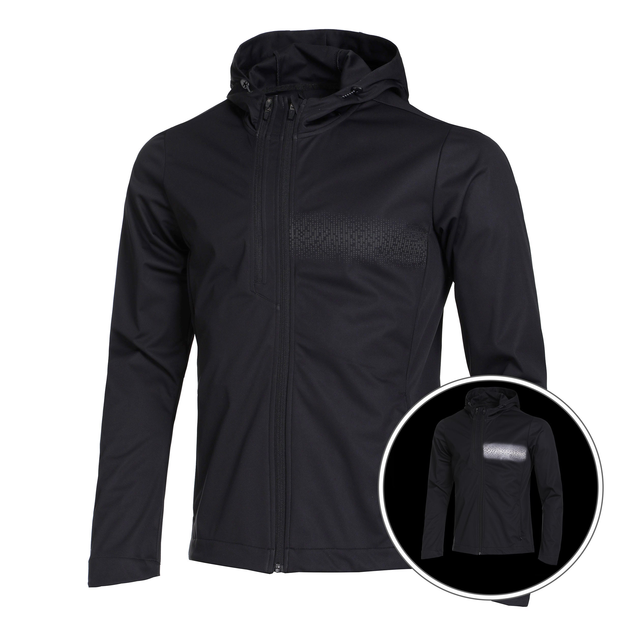 NEO Reflex-Tex Laufjacke Herren-Schwarz