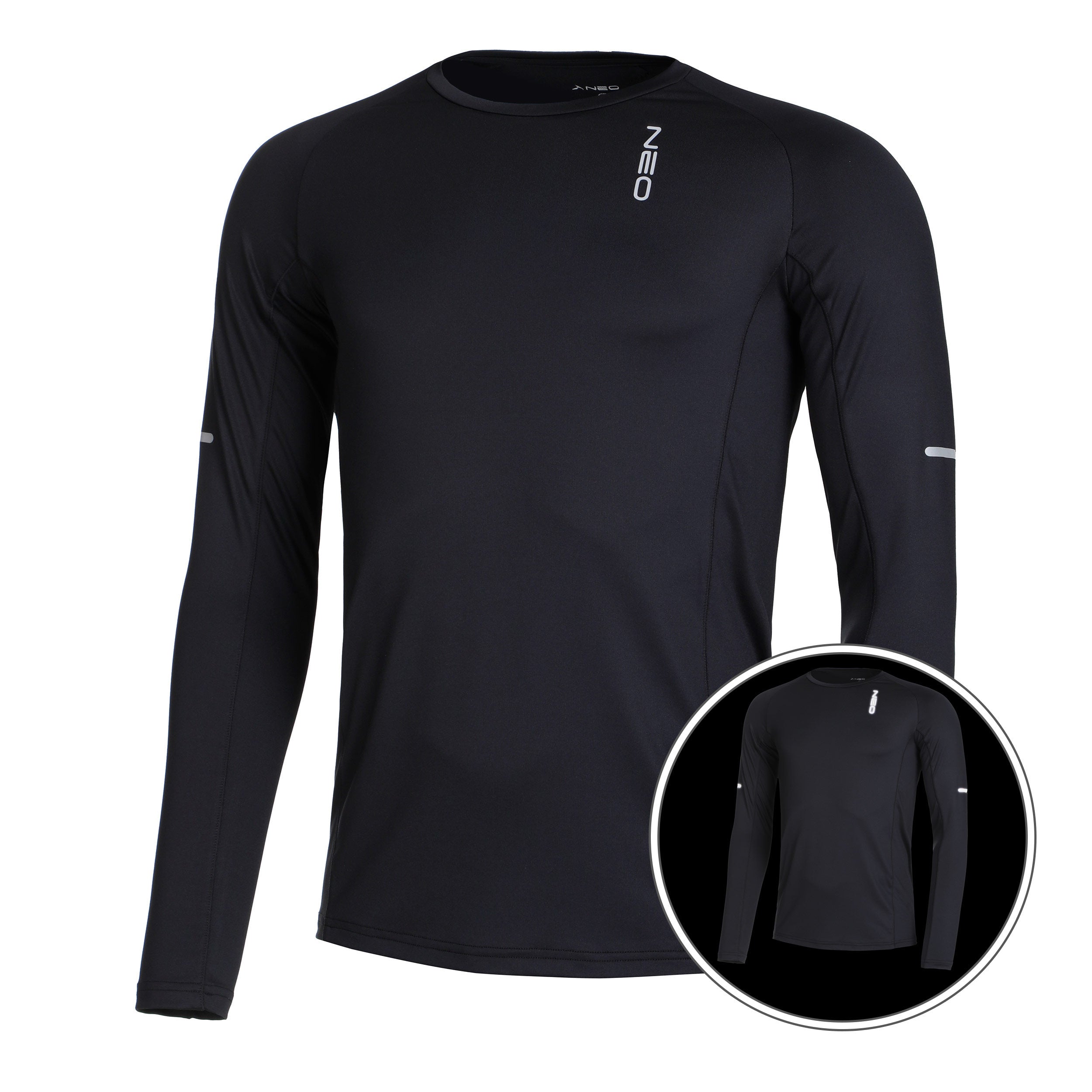 NEO Dry Light Lauftop Herren-Schwarz
