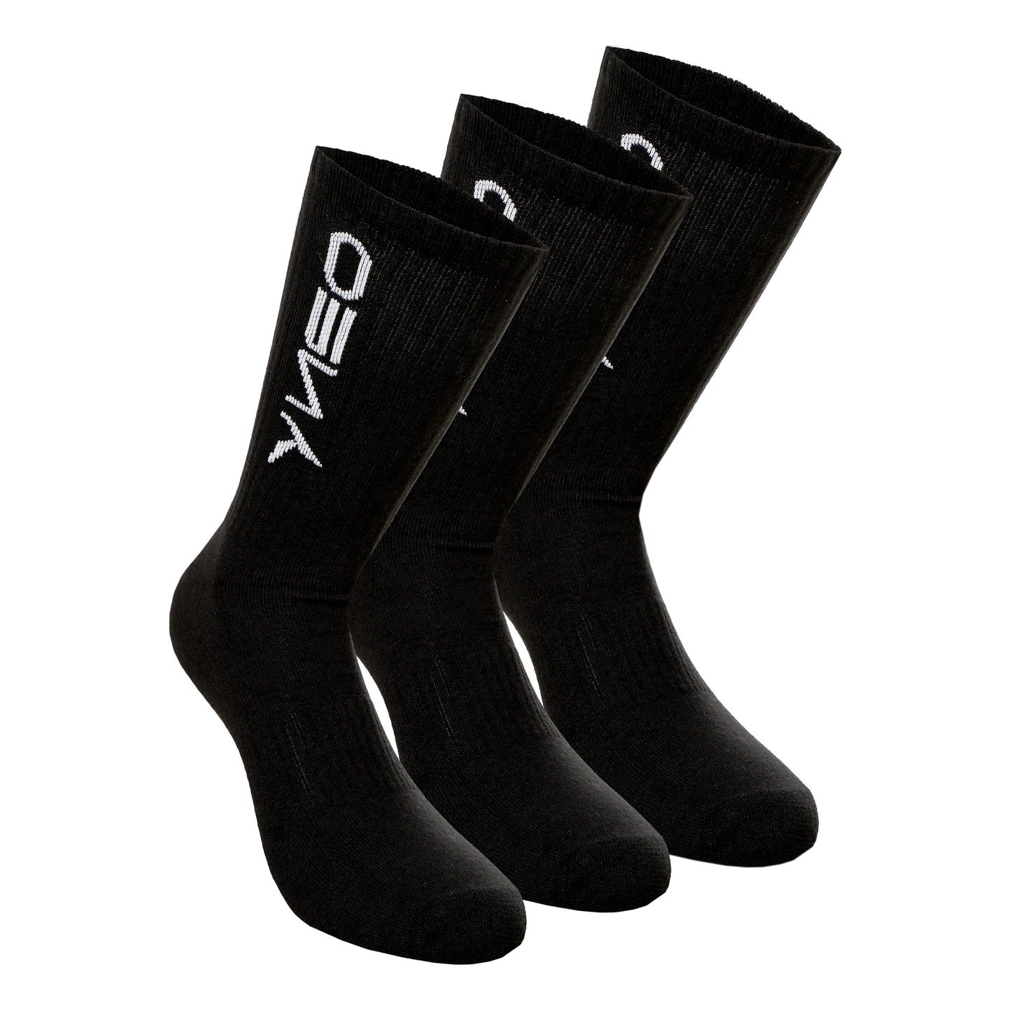 NEO Long Sports Socks 3 Pack-Black