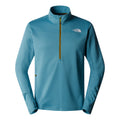 Winter Warm Pro 1/4 Zip Laufshirt Herren-Blaugrau