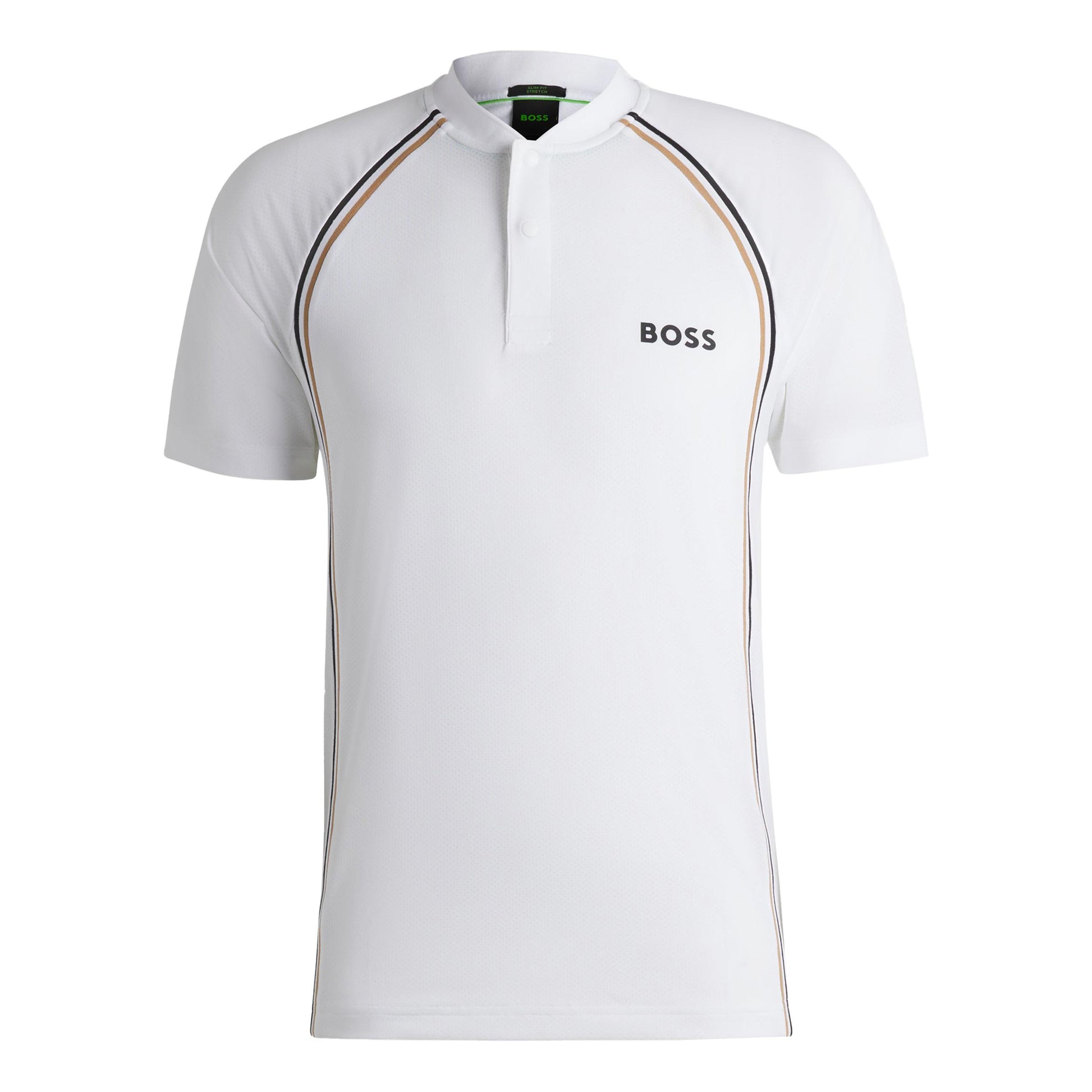 BOSS Pariq TOC Mesh Polo Men-White